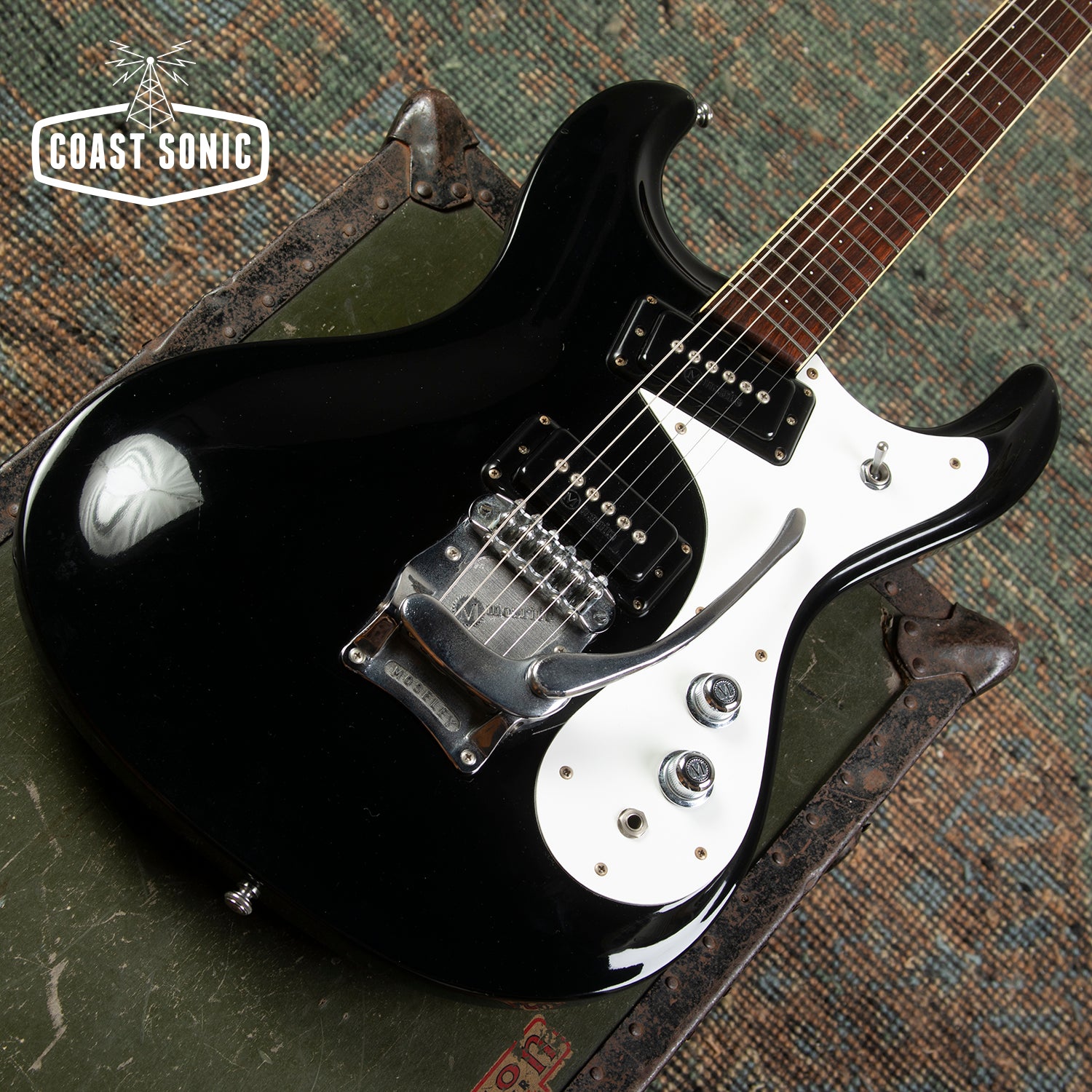 1993 Mosrite The Ventures Model Reissue VMG-1200BLK Made in Japan
