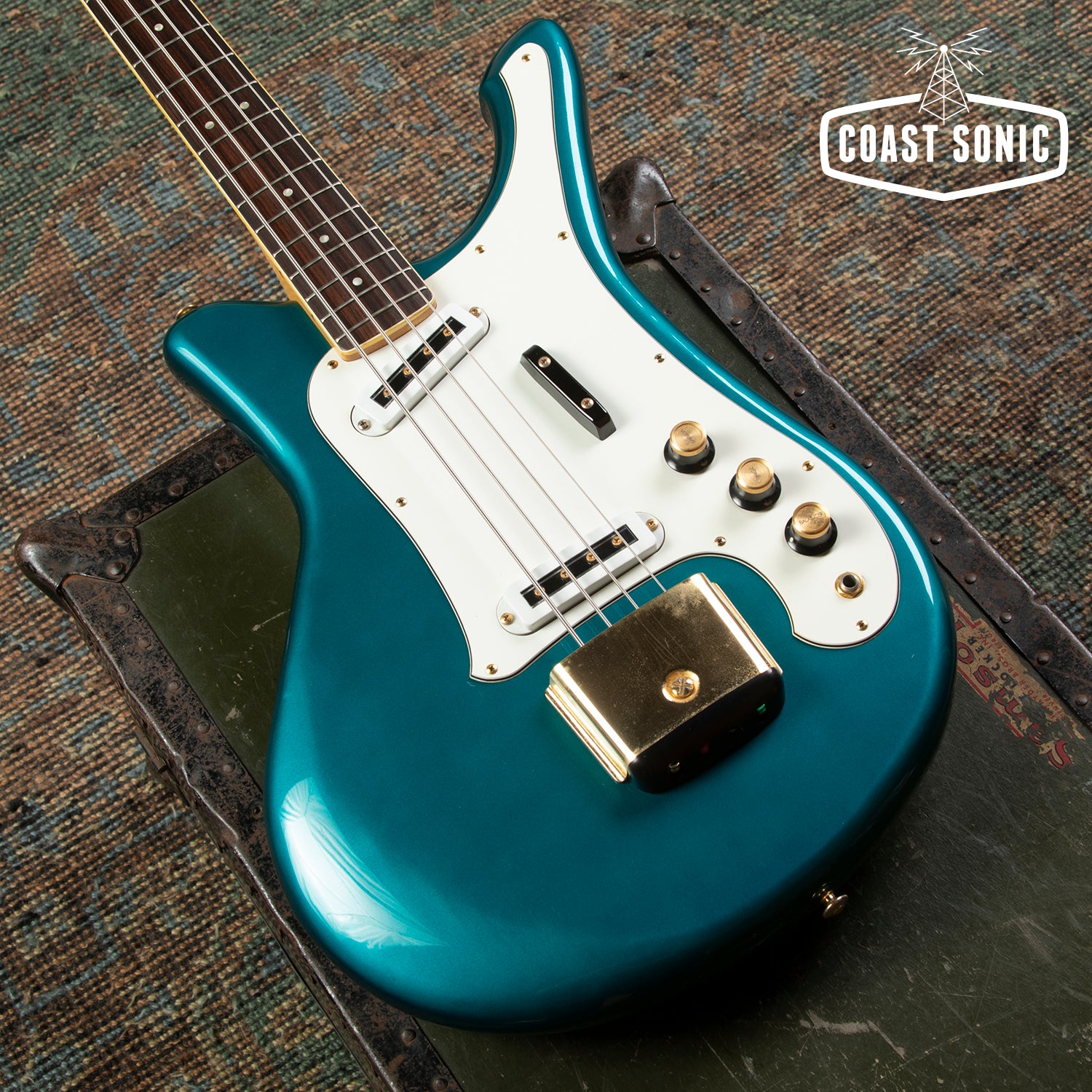 1988 Yamaha SB-7A Bass 20th Anniversary Blue Jeans Custom made in Japa