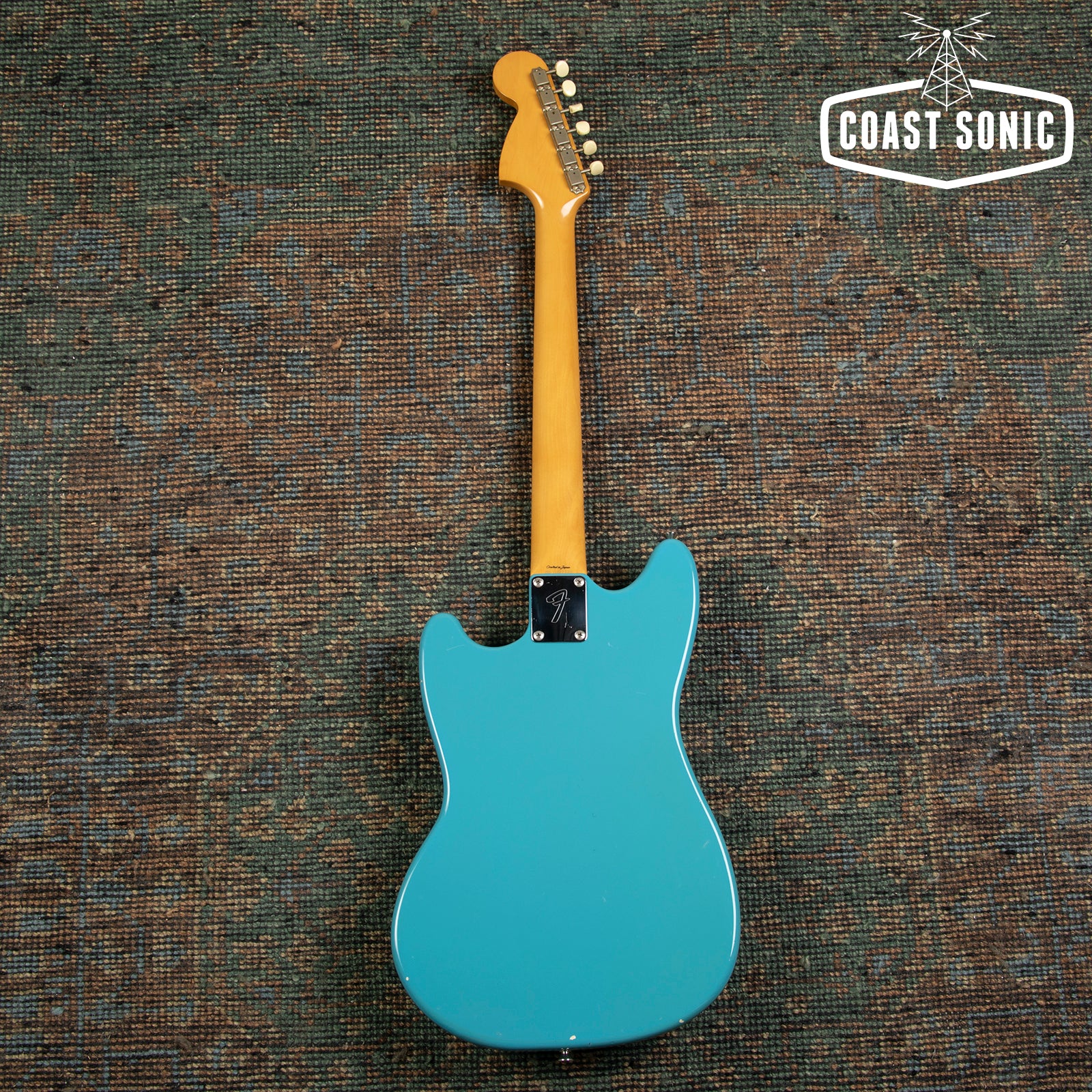 1998 Fender '65 Reissue Mustang crafted in Japan - Daphne Blue