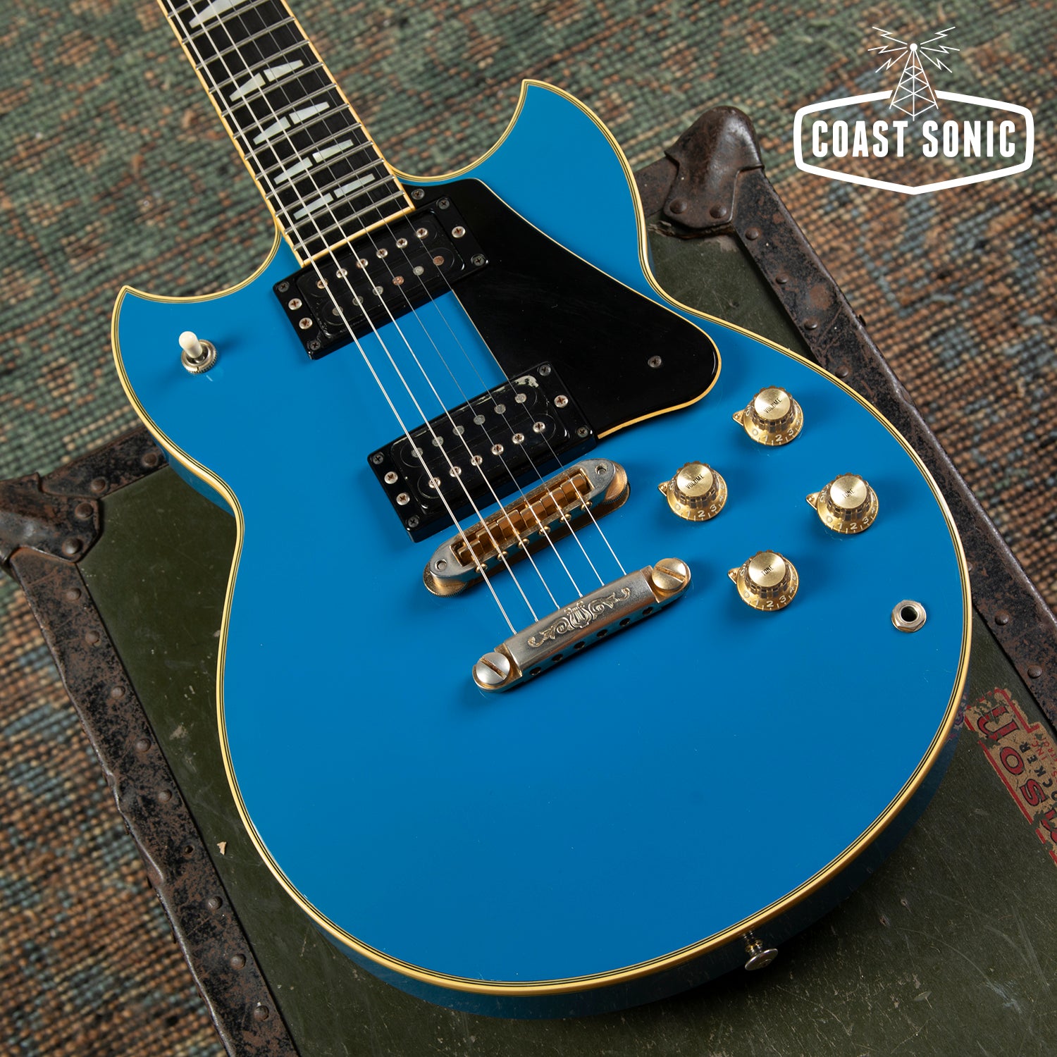 Rare! 1980 Yamaha SG2000 Limited Edition Blue Made in Japan neck troug