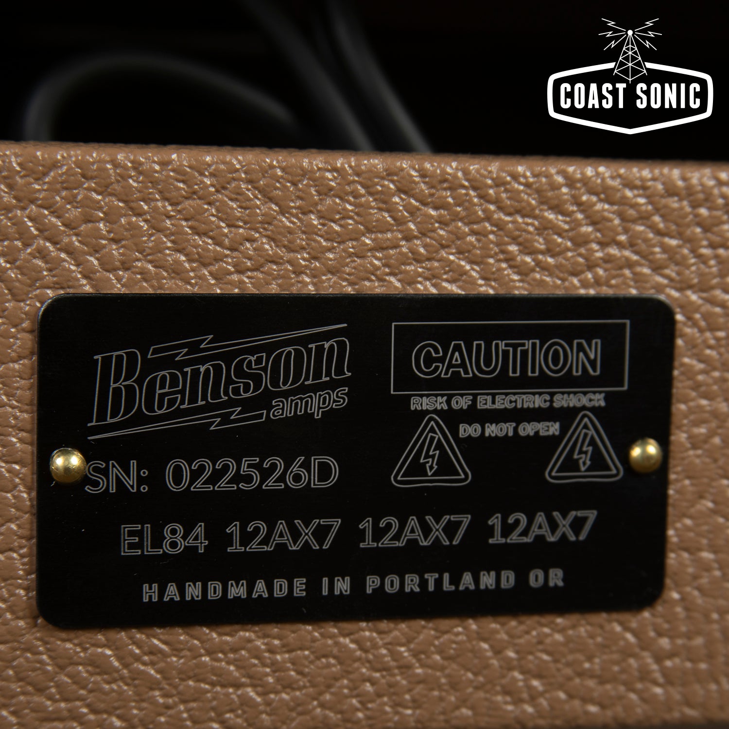 Benson Tall Bird Plus Tube-Driven Reverb and Tremolo - Brown Tolex