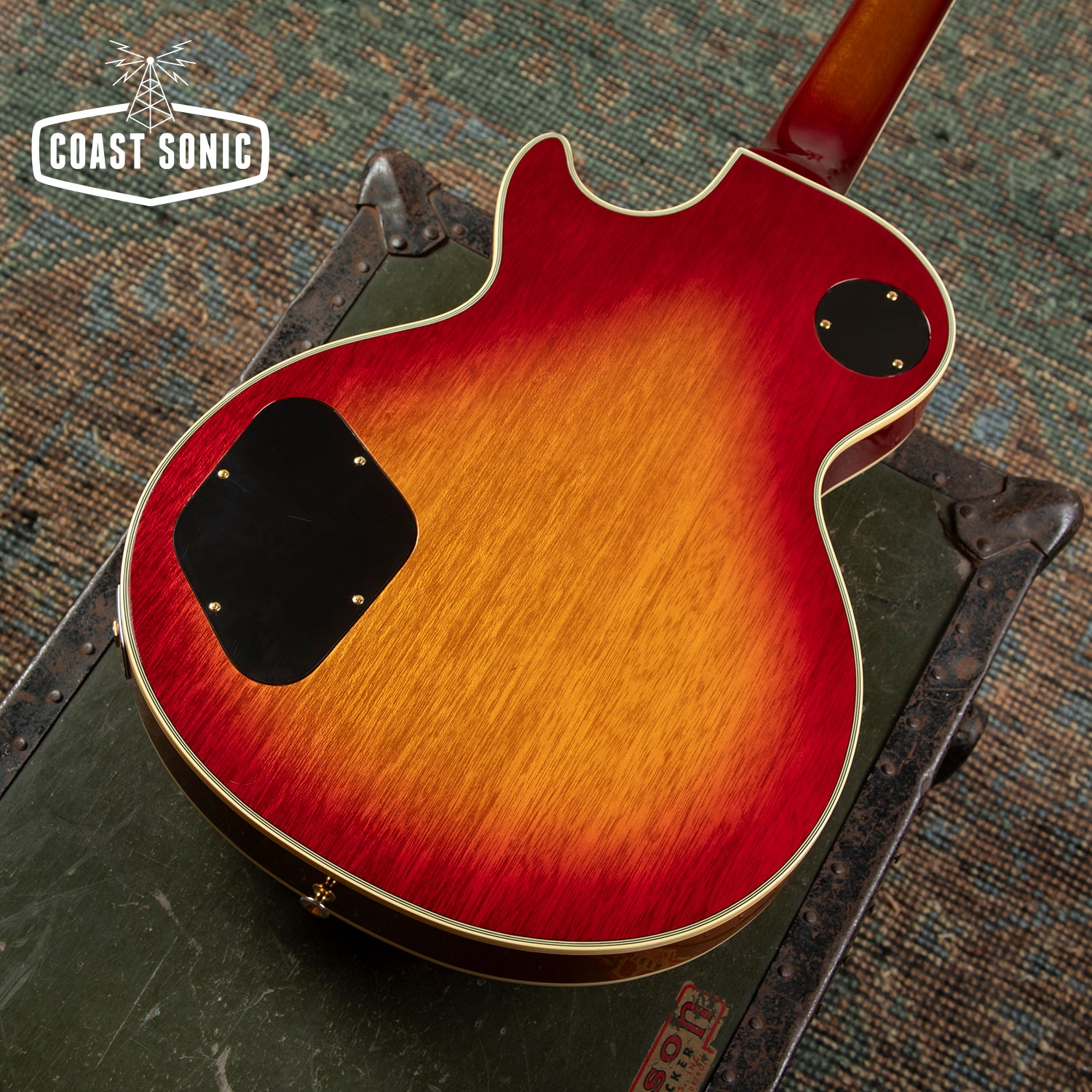 1991 Burny RLC-70 Les Paul Custom Cherry Burst made in Japan