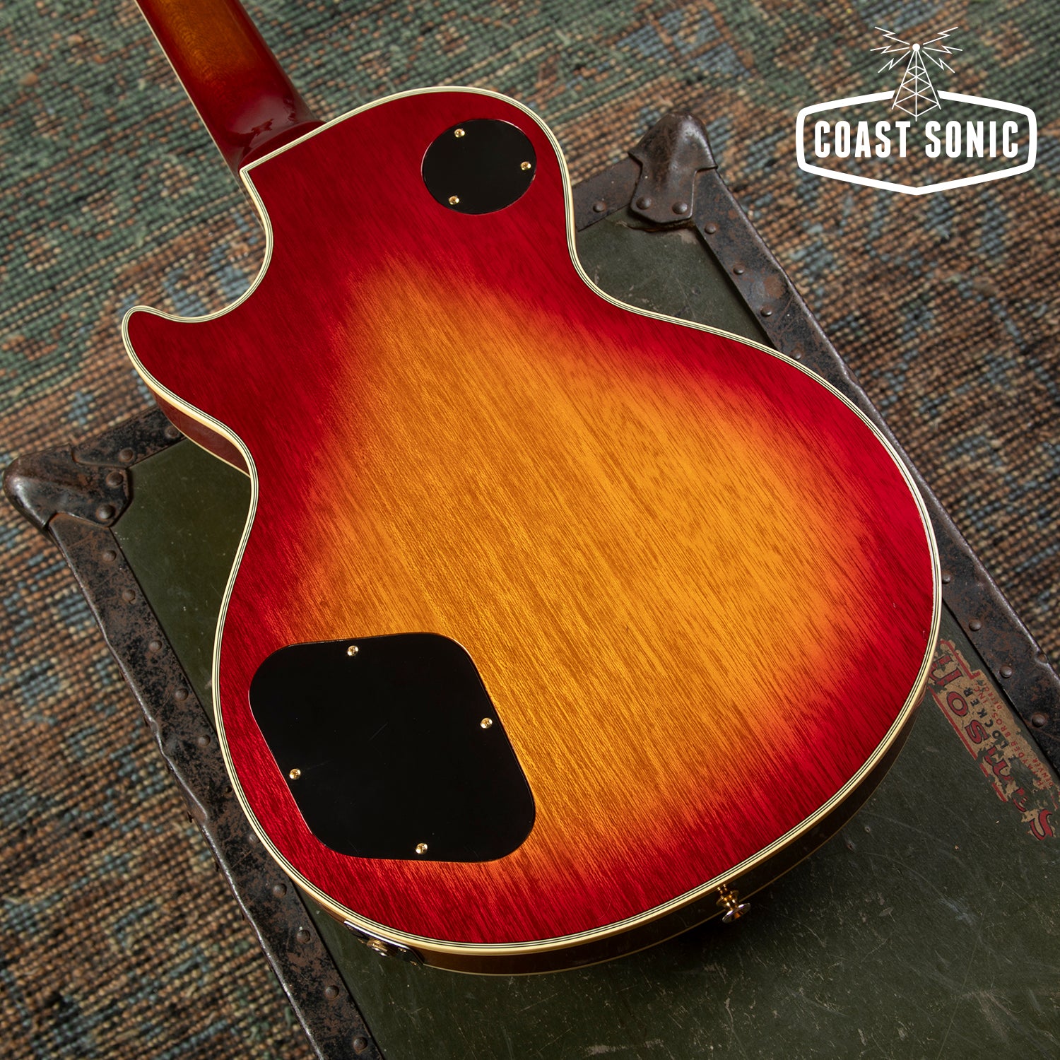 1991 Burny RLC-70 Les Paul Custom Cherry Burst made in Japan