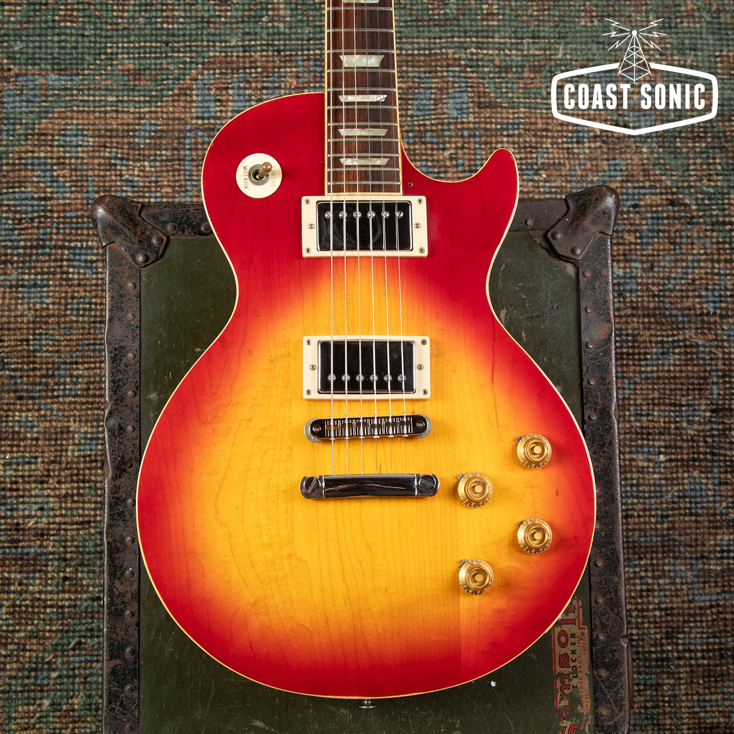 1978 Burny FLG-80 Made in Japan Les Paul logo Headstock w/case