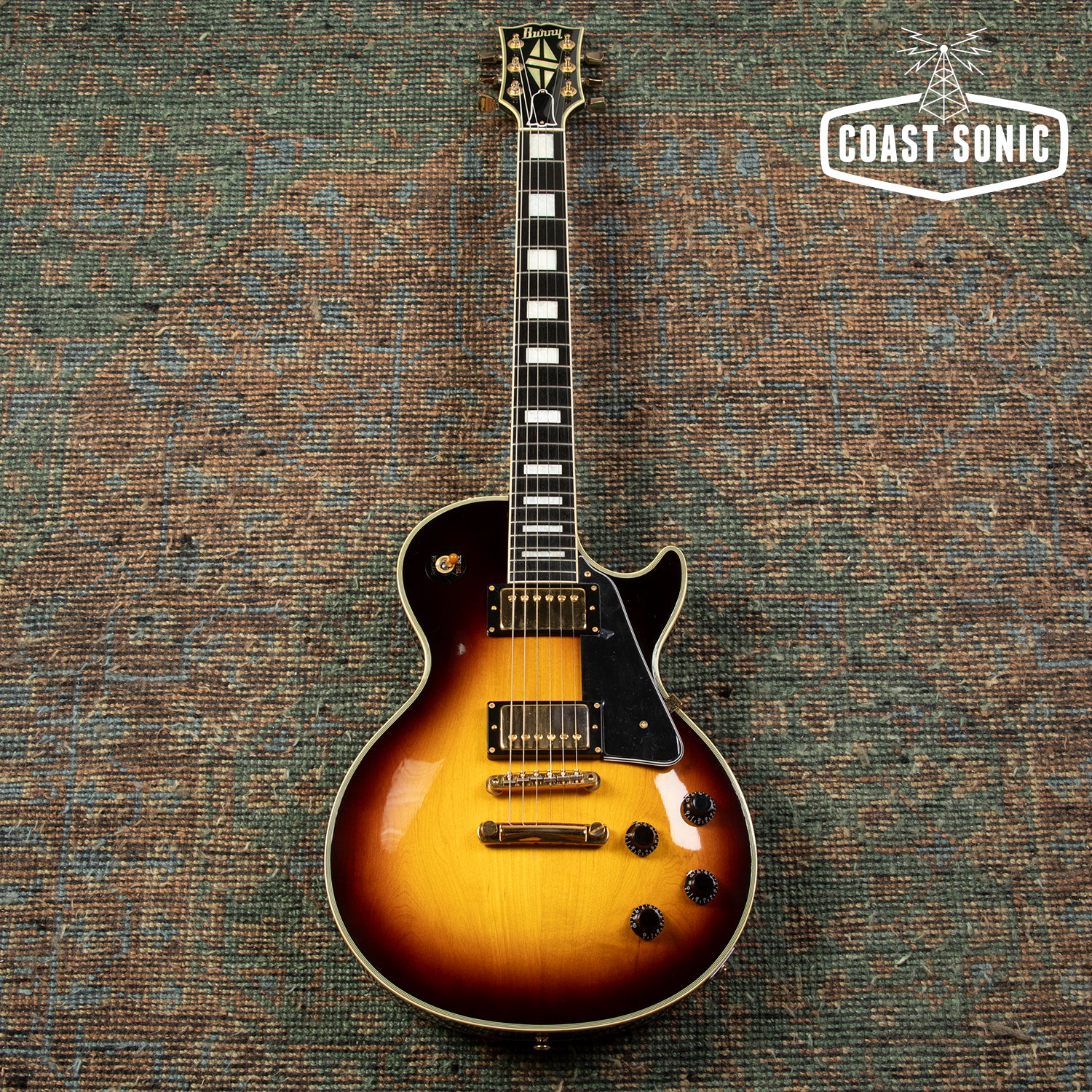 1987 Burny RLC-60 LP Custom Tobacco Sunburst made in Japan MIJ *ultra
