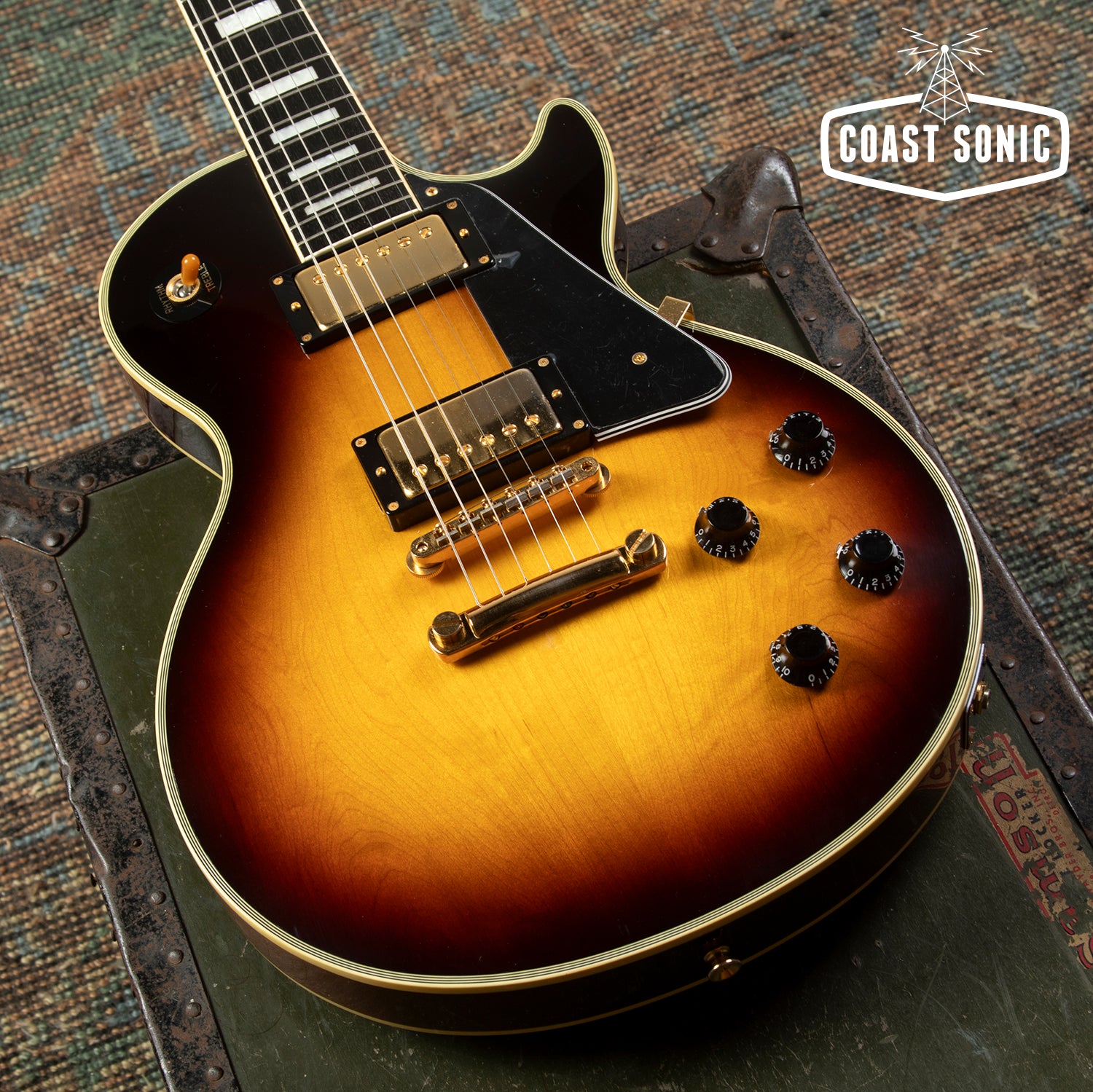 1987 Burny RLC-60 LP Custom Tobacco Sunburst made in Japan MIJ *ultra