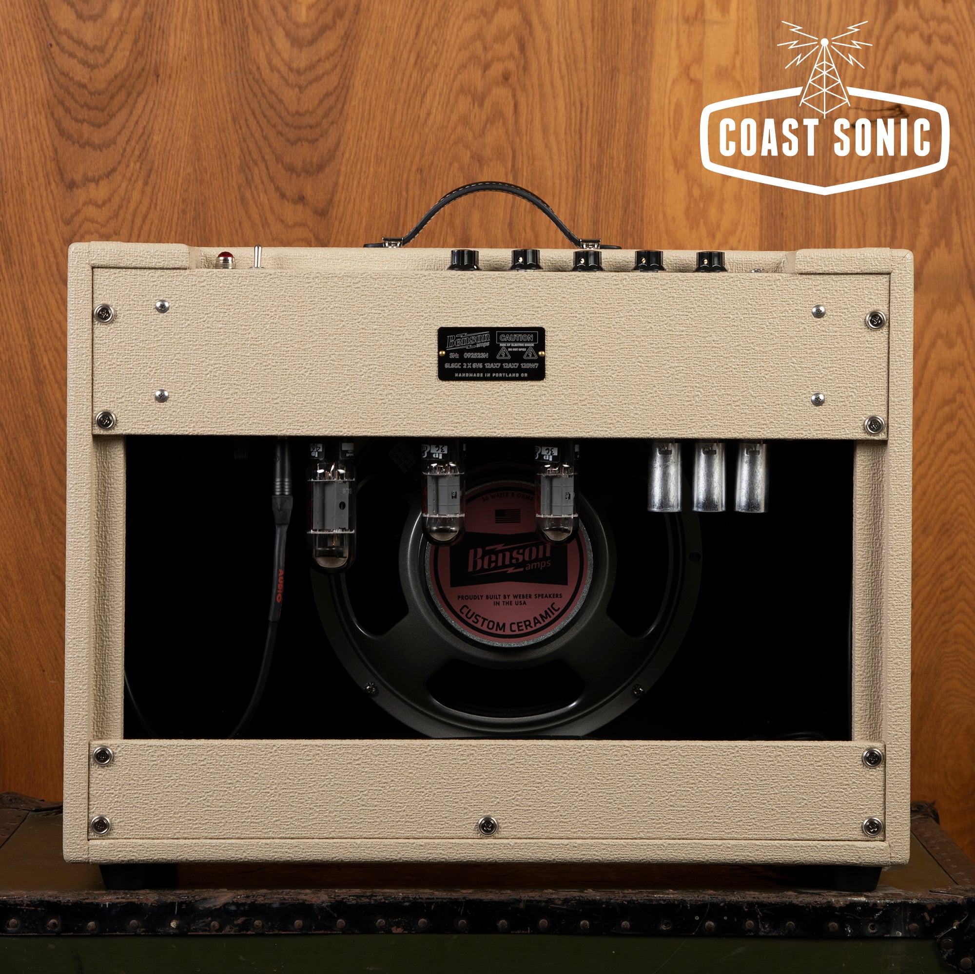 Benson Monarch Reverb+ with tube power scaling (blonde)