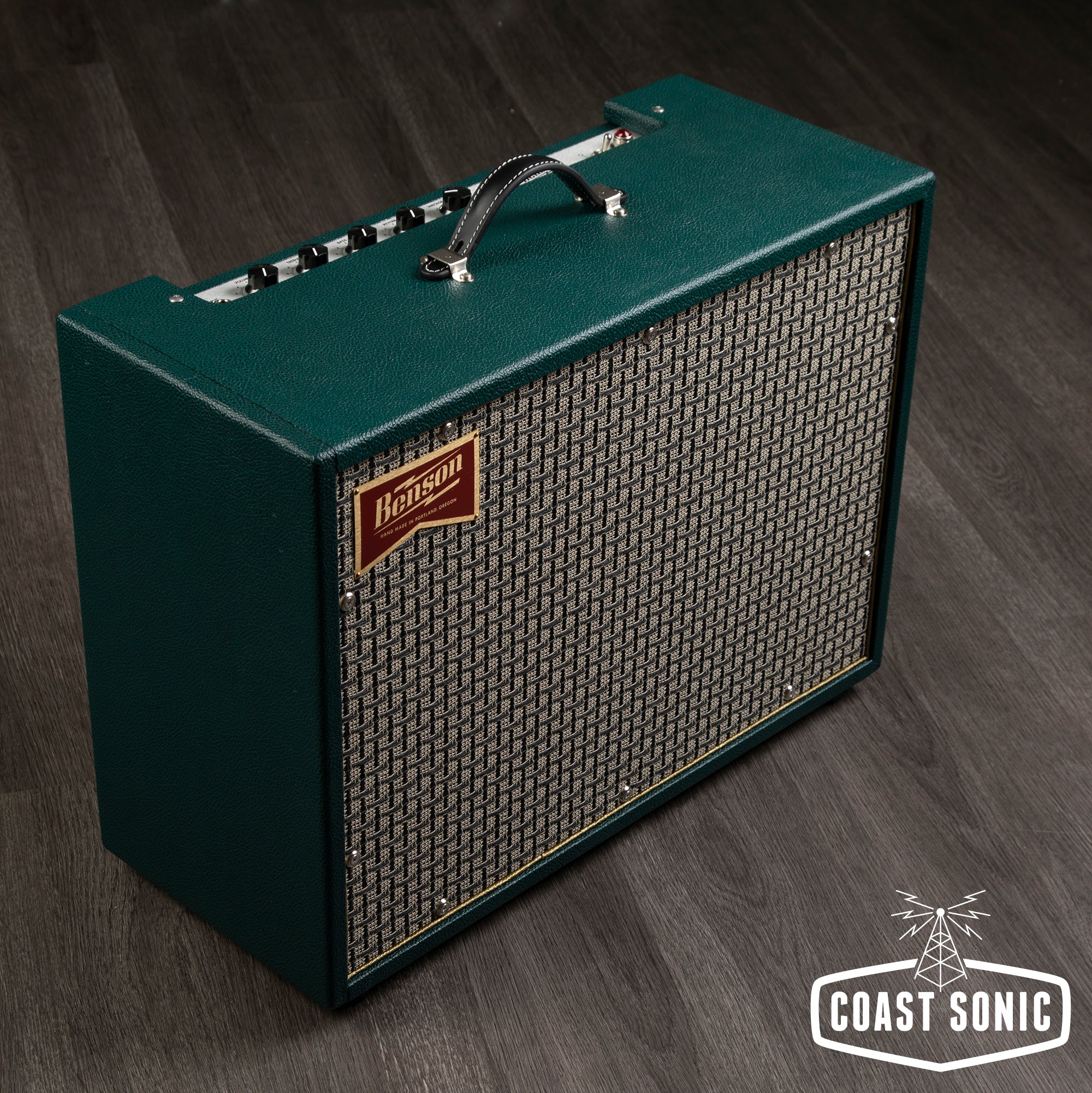 Benson Monarch Reverb+ with tube power scaling (green)