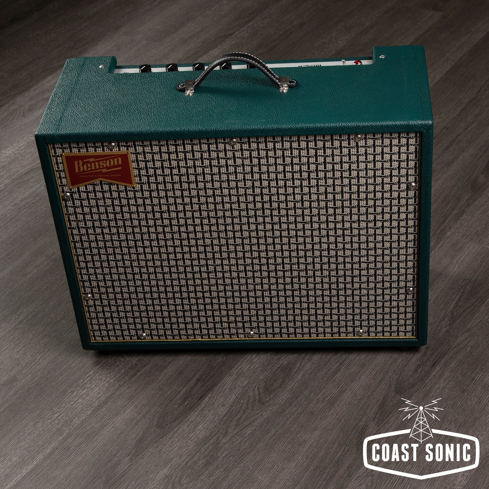 Benson Monarch Reverb+ with tube power scaling (green)