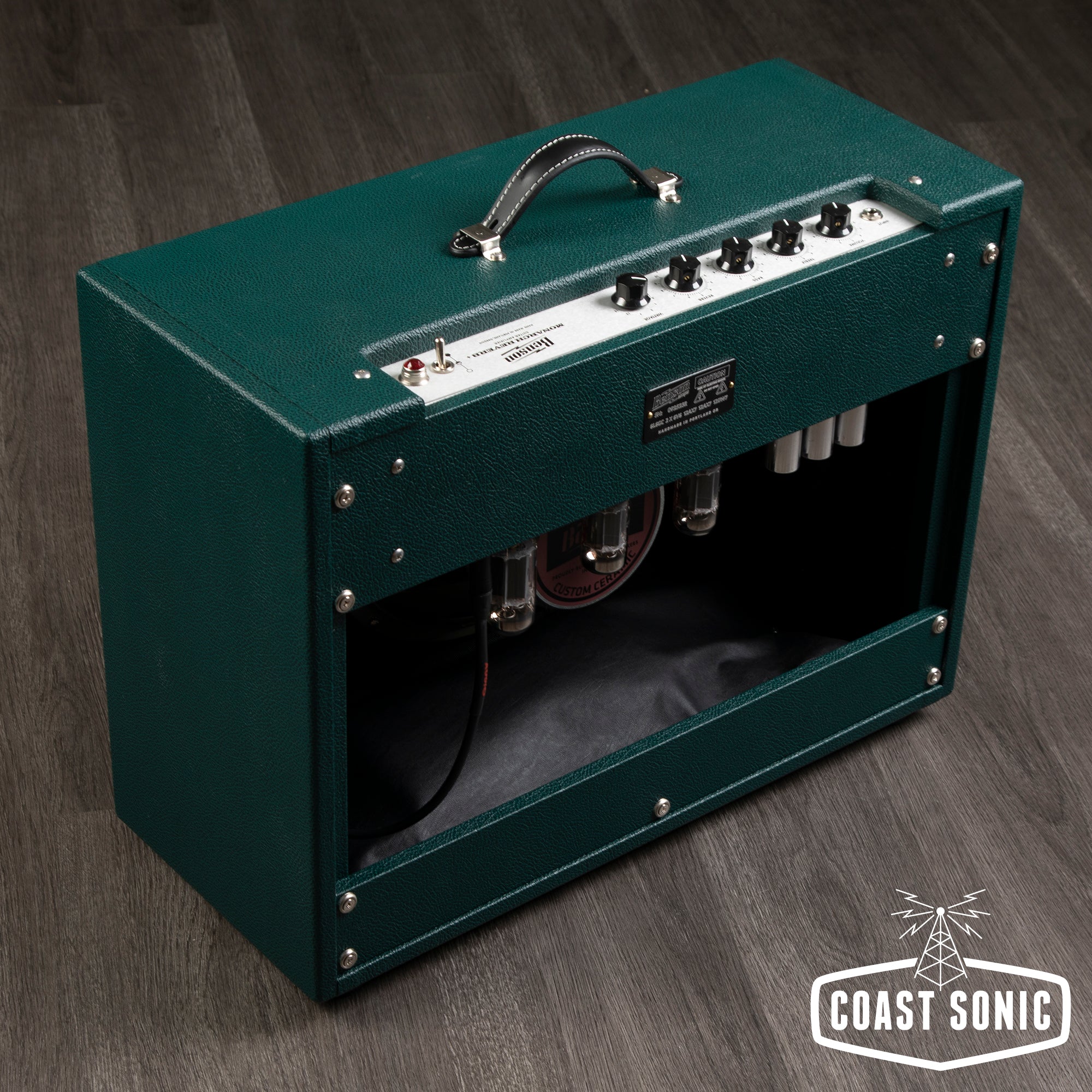 Benson Monarch Reverb+ with tube power scaling (green)