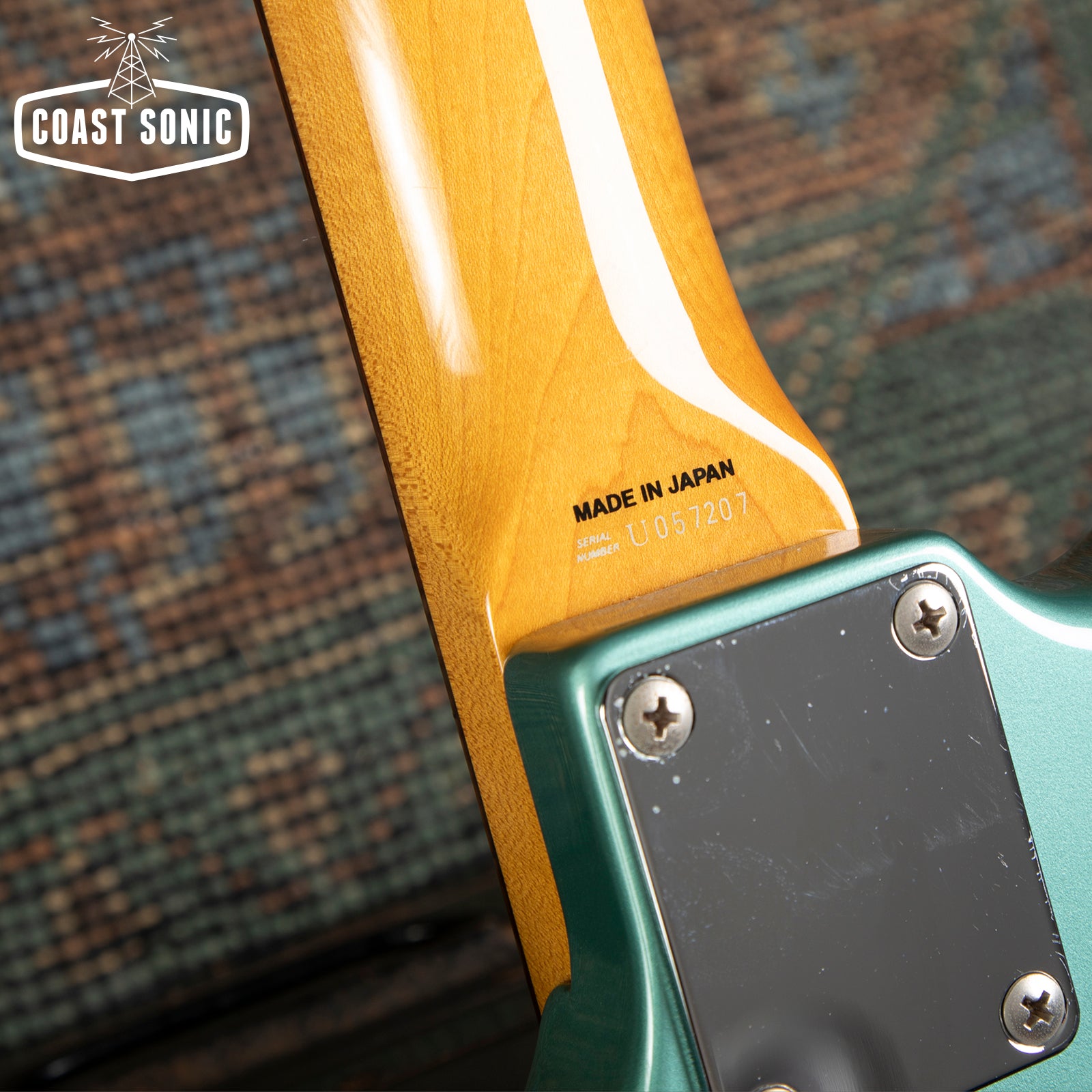 2010 Fender Competition Mustange Bass '67 Reissue MB-SD/CO Made in Japan - Ocean Turquoise Metallic