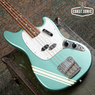 2010 Fender Competition Mustange Bass '67 Reissue MB-SD/CO Made in Japan - Ocean Turquoise Metallic