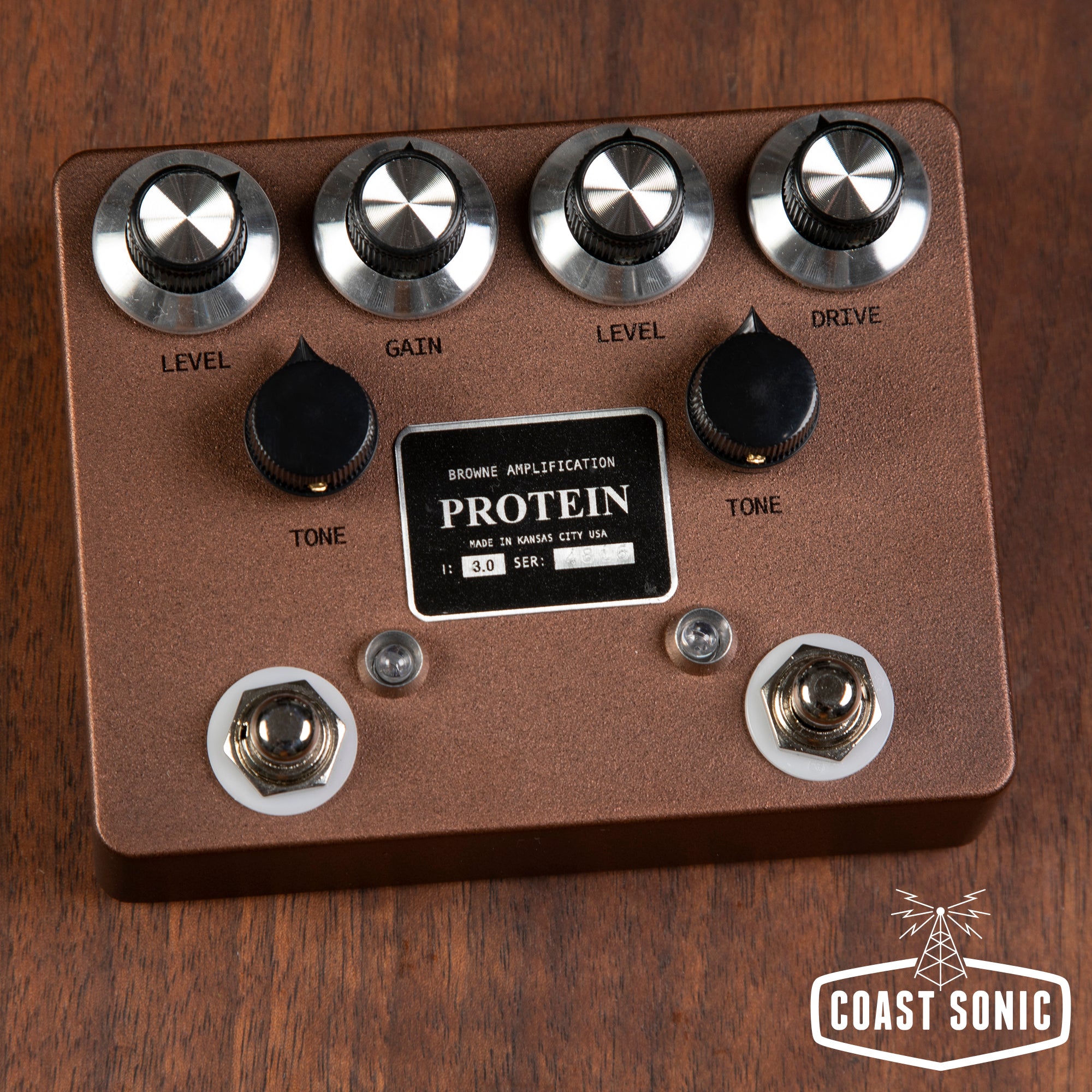 Browne Amplification Protein Dual Overdrive- Copper