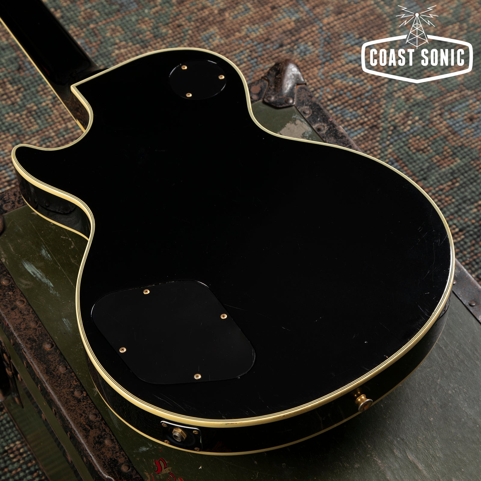 1987 Burny RLC-60 Les Paul Custom Black Beauty made in Japan