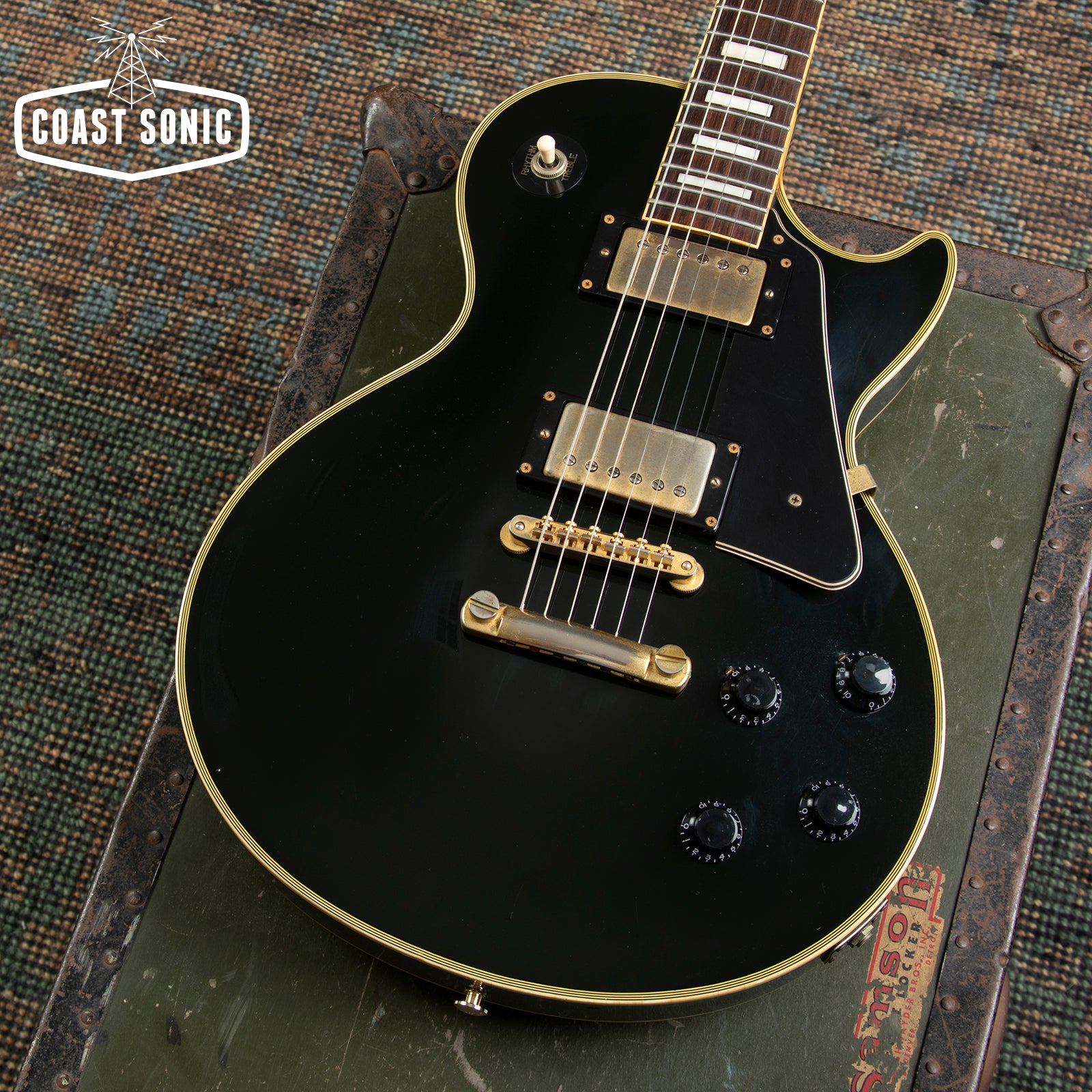 1989 Burny RLC-60 Les Paul Custom Black Beauty made in Japan