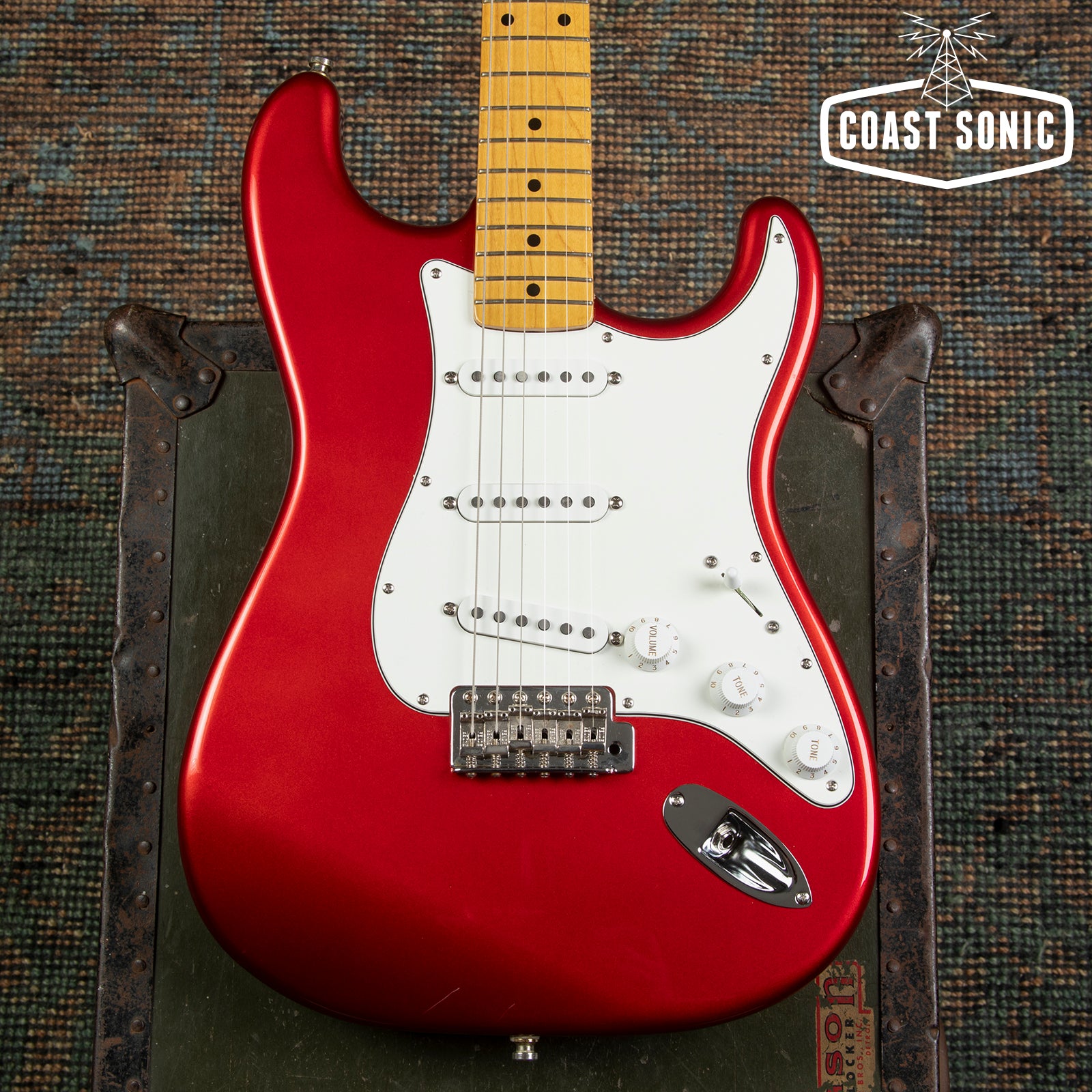 ギター Fender japan ST54-95LS 1997 Fender '54 Stratocaster Reissue ST54-DEX2 Made in Japan -Candy Ap