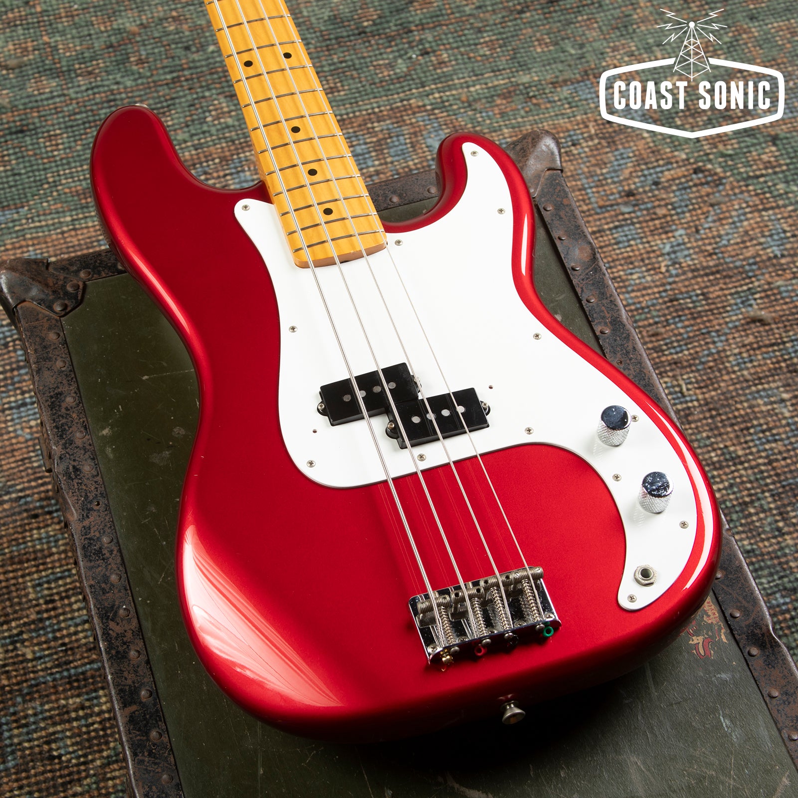 2006 Fender '57 Reissue Precision P-Bass PB57-60 CIJ "Old Candy Red"