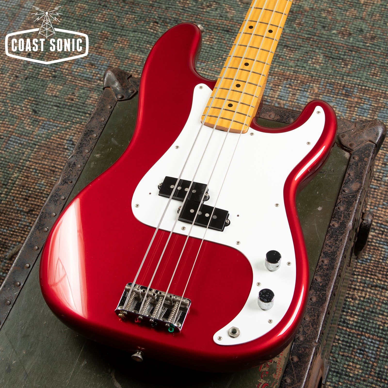 2006 Fender '57 Reissue Precision P-Bass PB57-60 CIJ "Old Candy Red"