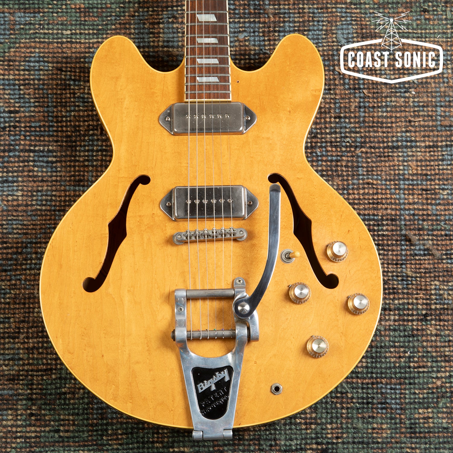 1990 Epiphone Casino Natural Pre-Elitist made in Japan w/ Bigsby