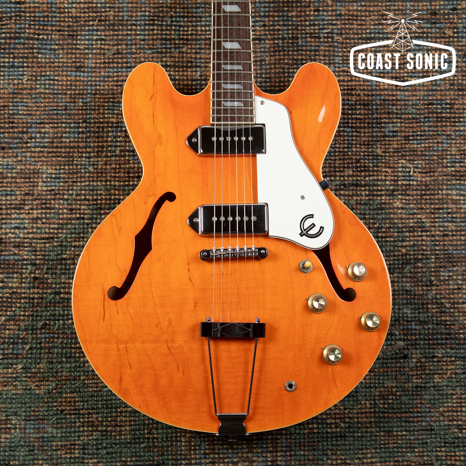 1998 Epiphone Casino OR Peerless Factory Non-Catalog Color Korea w/cas