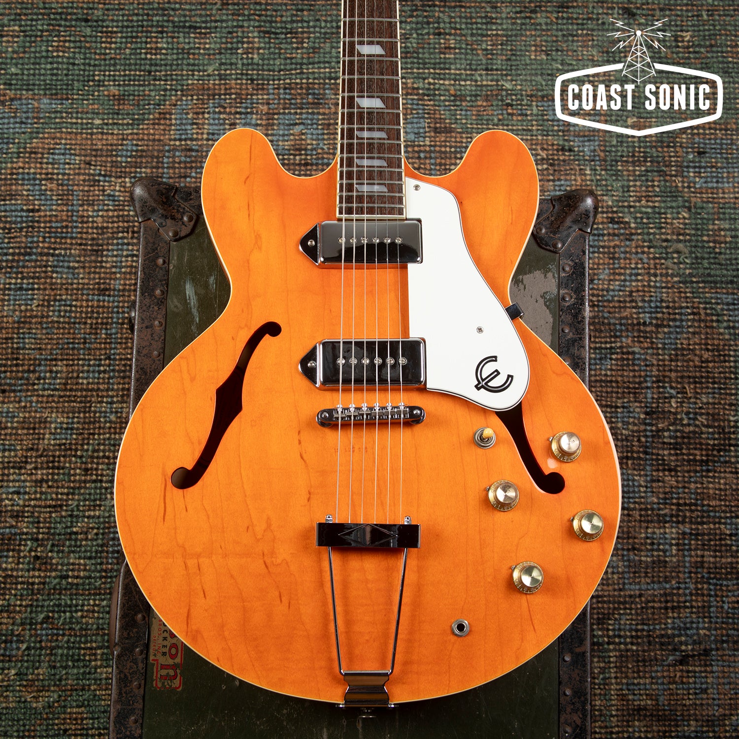 1998 Epiphone Casino OR Peerless Factory Non-Catalog Color Korea w/cas