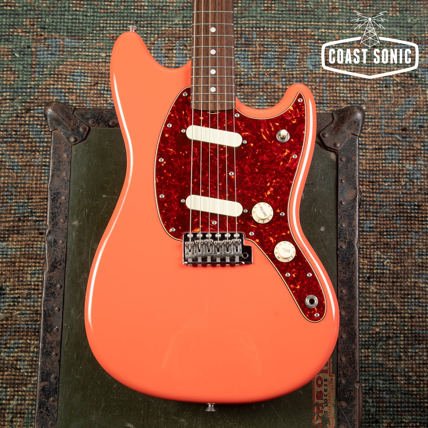 2020 Fender Char Artist Series Mustang Limited Edition Hiiro Red Made