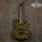 1990 Charvel By Jackson DK-54 Yellow Crackle Dinky Made in Japan