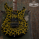 1990 Charvel By Jackson DK-54 Yellow Crackle Dinky Made in Japan