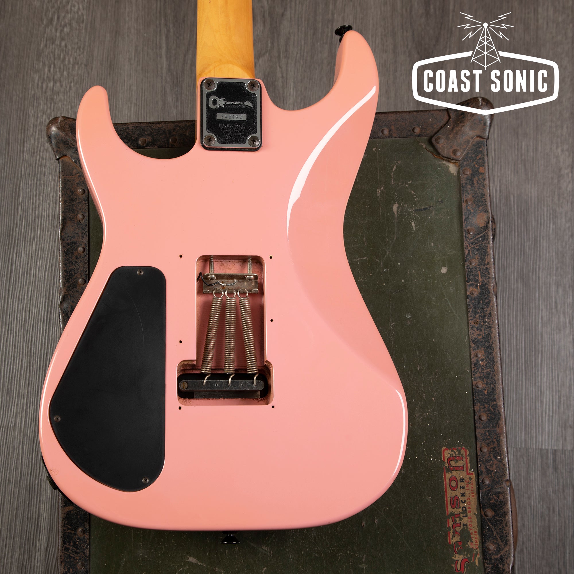 1990 Charvel by Jackson DK-065-SSH Model 3 Superstrat Shell Pink made