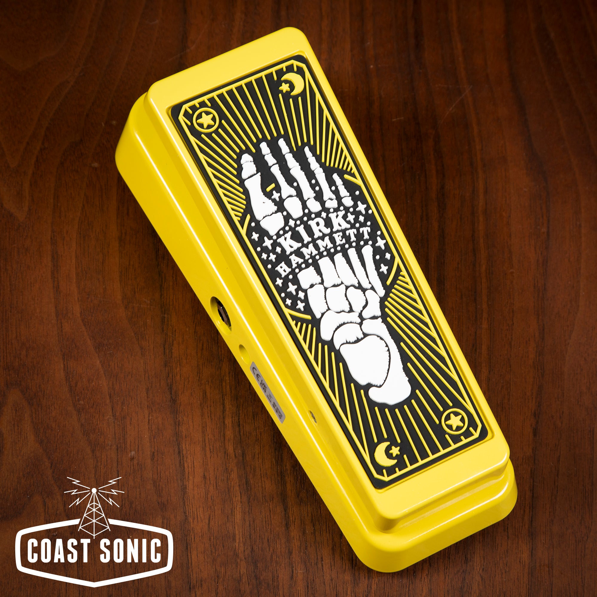 Dunlop KH95Y Kirk Hammet Collection Cry Baby Wah - Yellow Sparkle