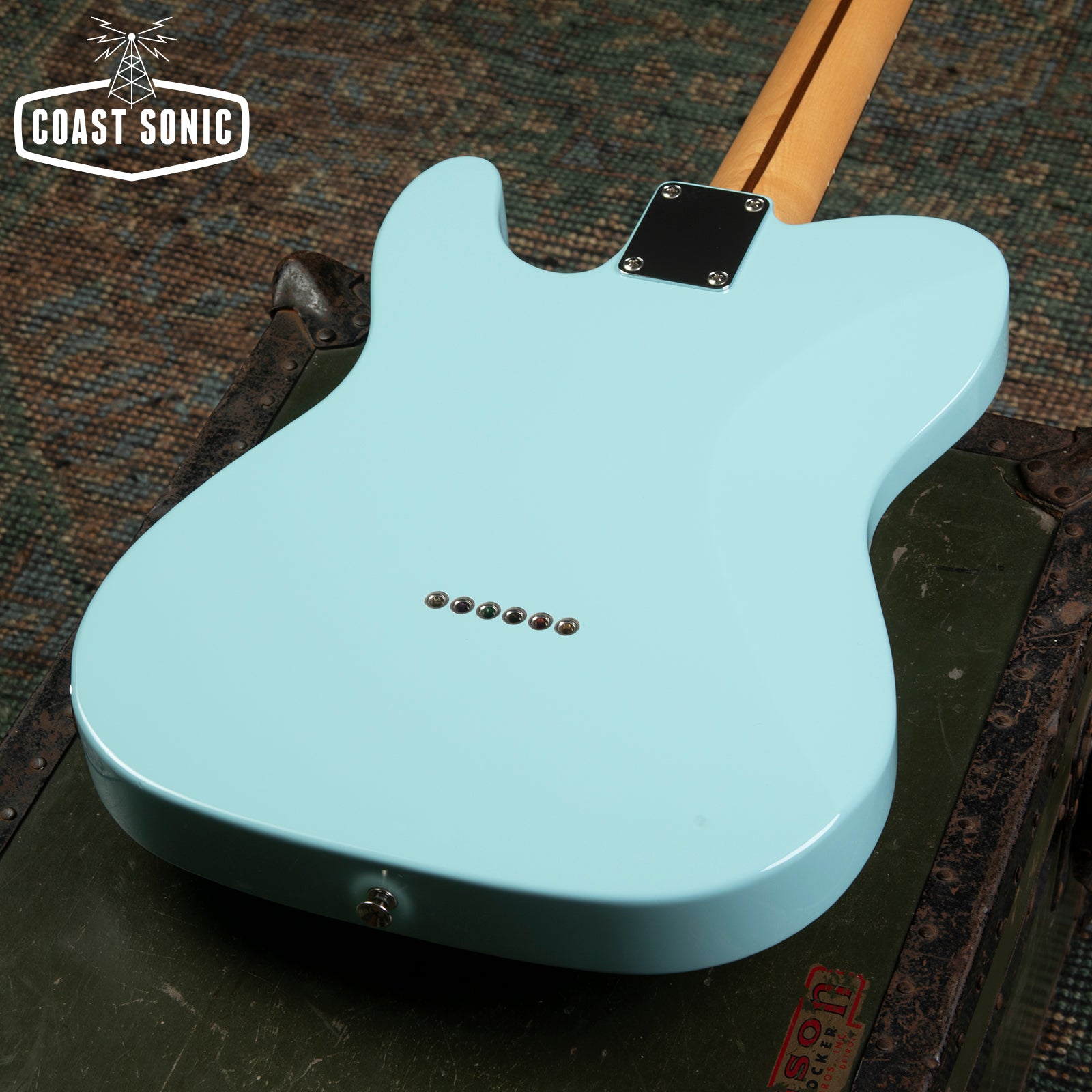 2023 Fender FSR Hybrid II Telecaster Daphne Blue w/ Matching Headstock