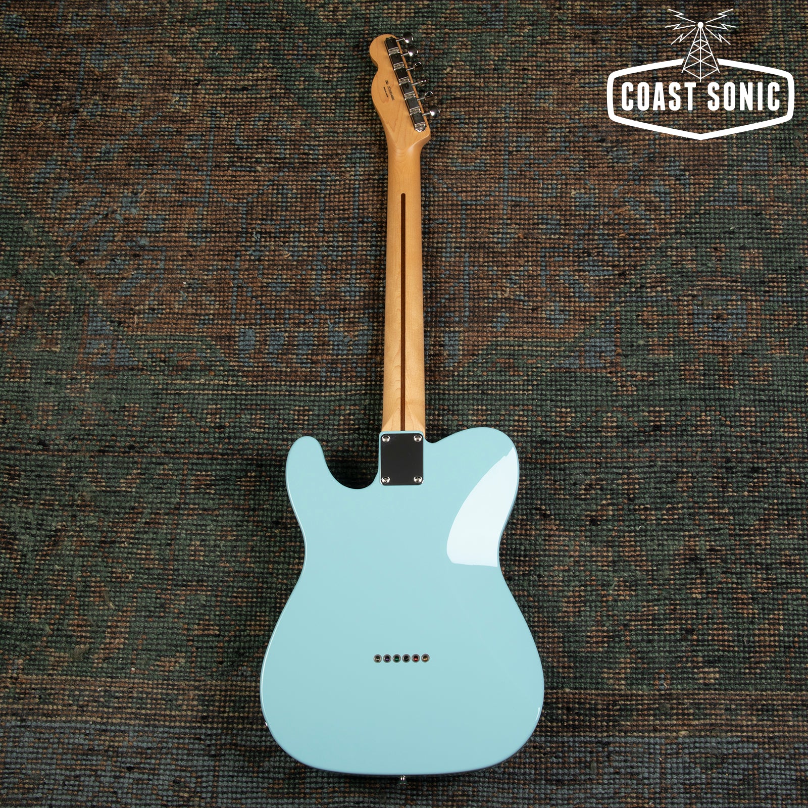 2023 Fender FSR Hybrid II Telecaster Daphne Blue w/ Matching Headstock