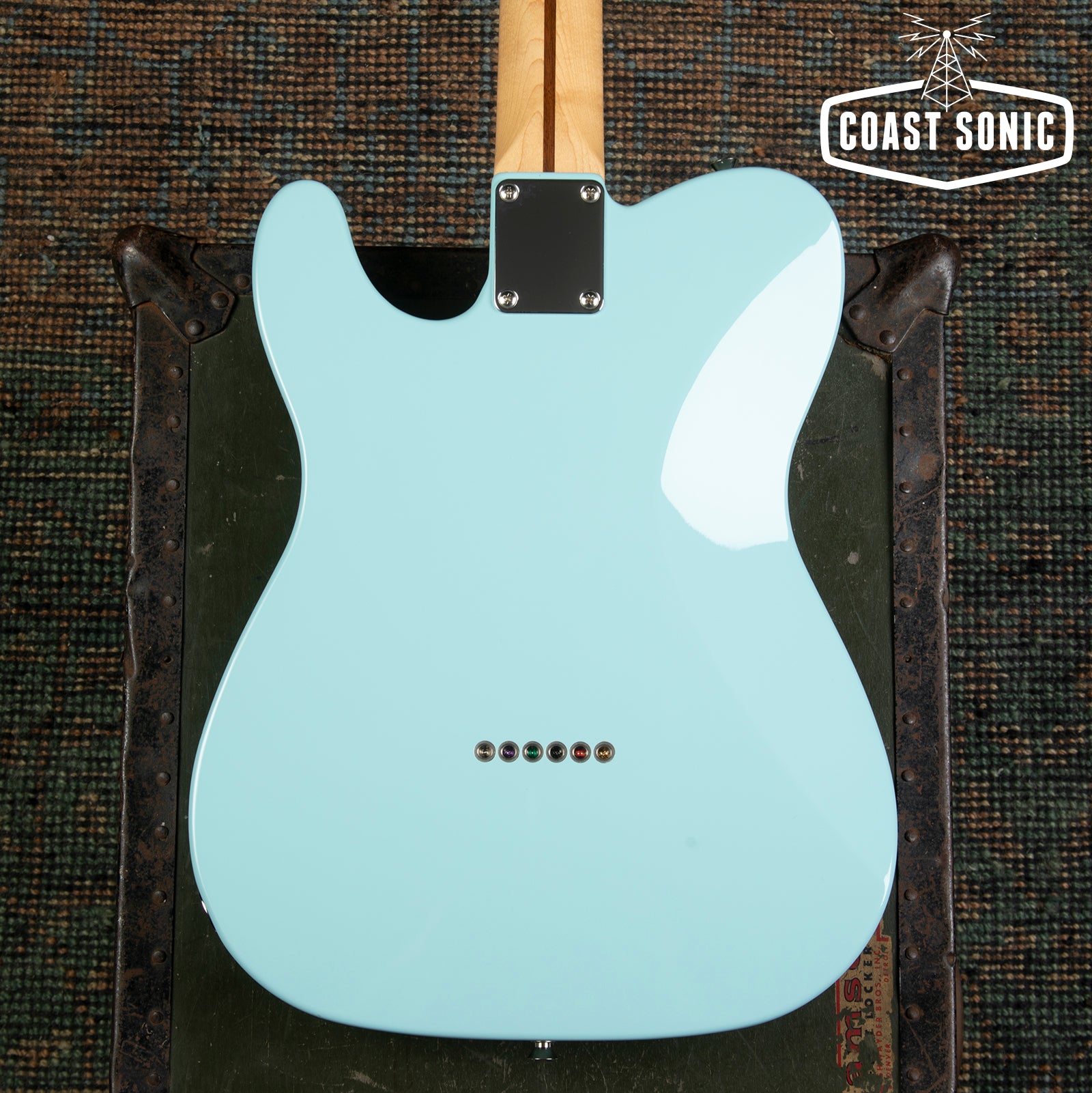 2023 Fender FSR Hybrid II Telecaster Daphne Blue w/ Matching Headstock