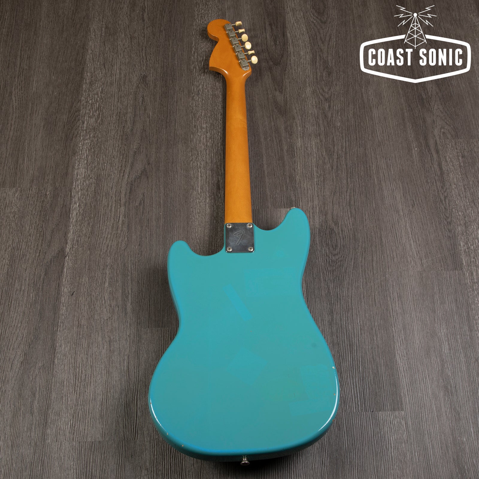 1995 Fender '66 Mustang Reissue MG66-85 Made in Japan - Daphne Blue