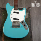 1995 Fender '66 Mustang Reissue MG66-85 Made in Japan - Daphne Blue