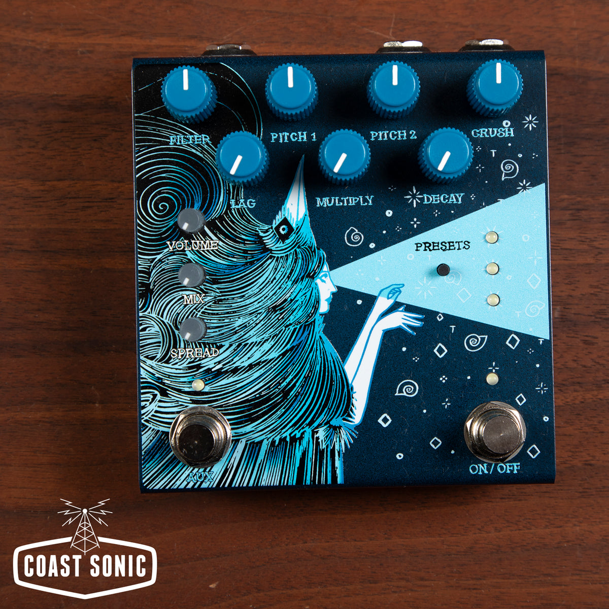 Old Blood Noise Endeavors Dark Star Stereo Soundscape Reverb *Blue ...