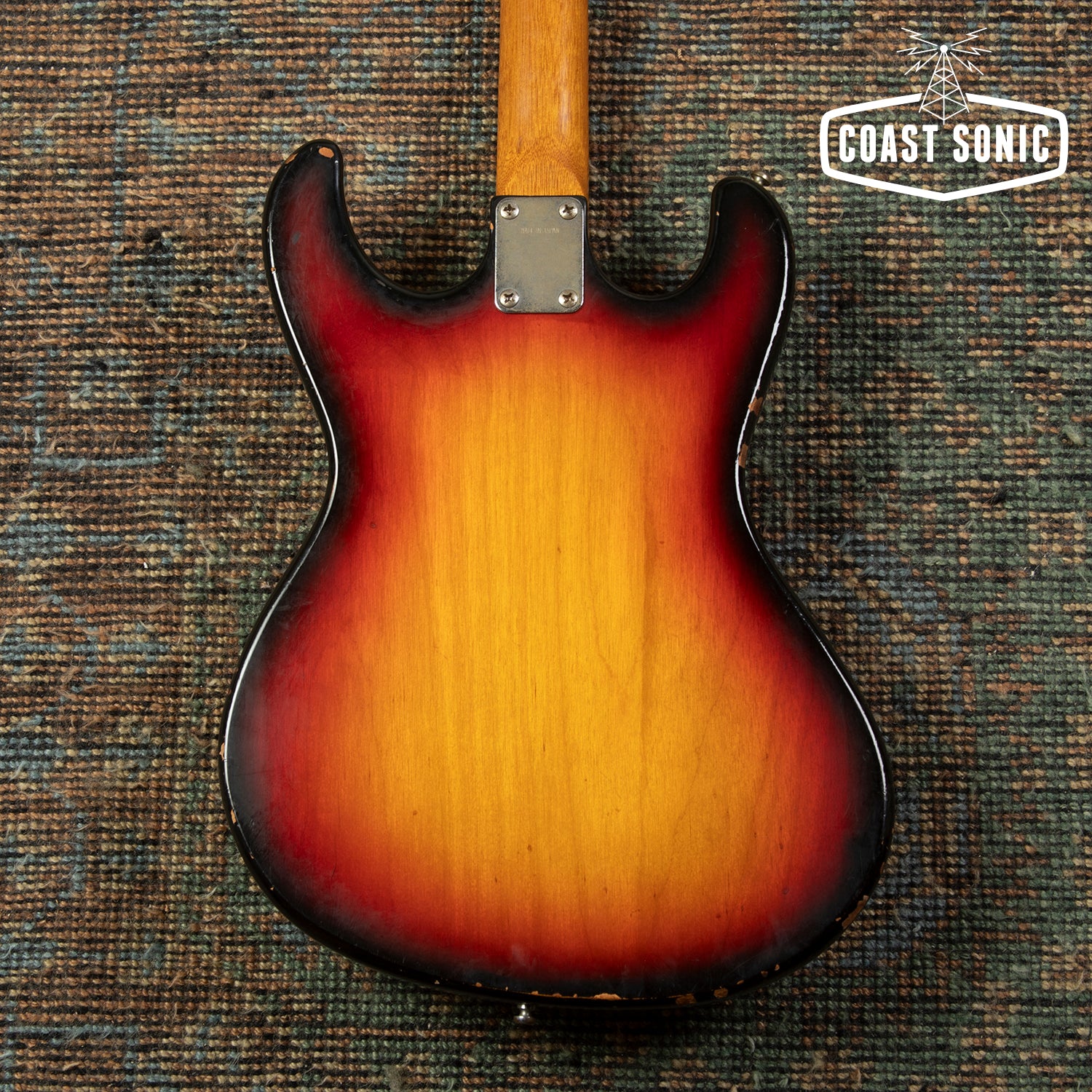 1970s Guyatone EB-3 Short Scale Bass made in Japan, Mosrite style