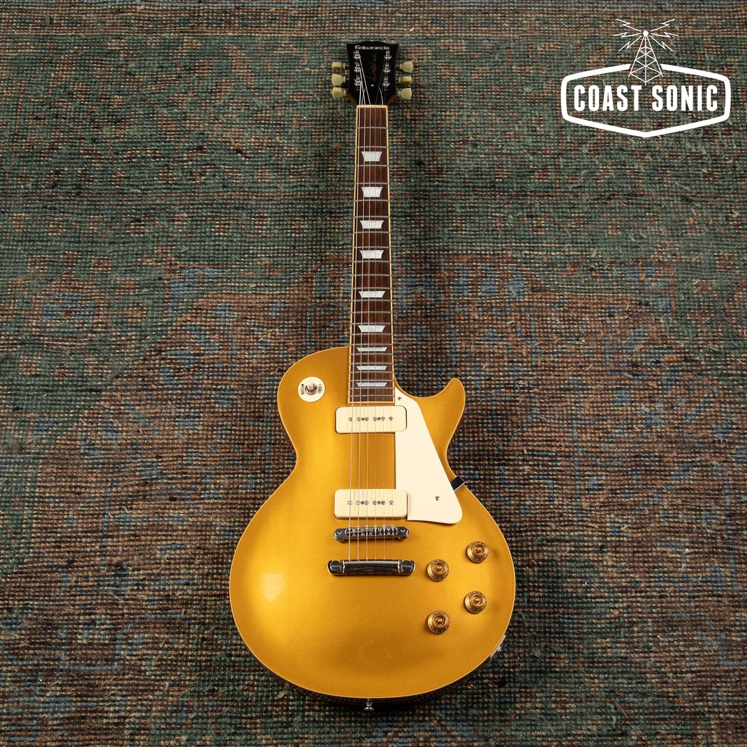 2006 Edwards by ESP E-LP-92 SD/P Limited Model Goldtop Made in Japan w