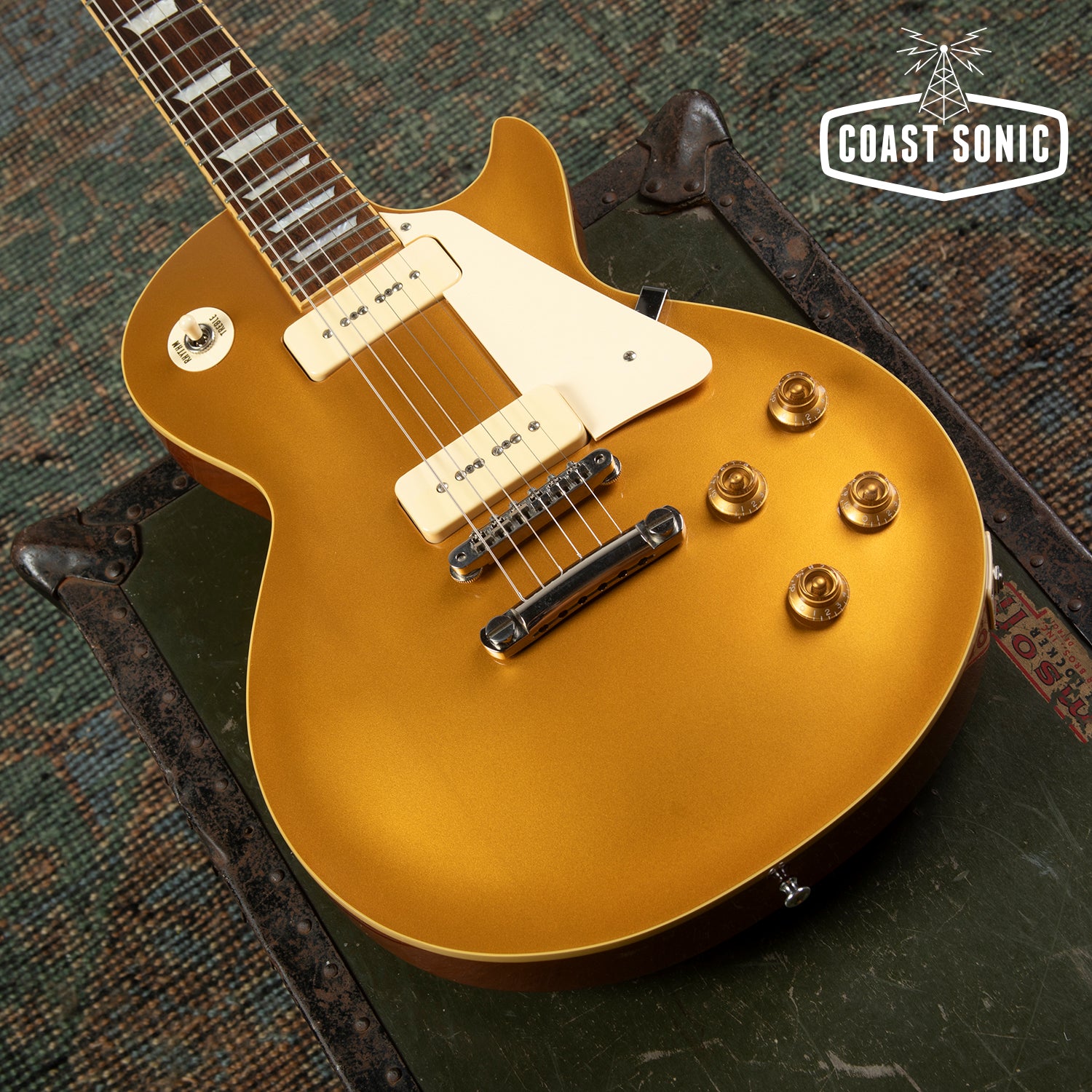 2006 Edwards by ESP E-LP-92 SD/P Limited Model Goldtop Made in Japan w