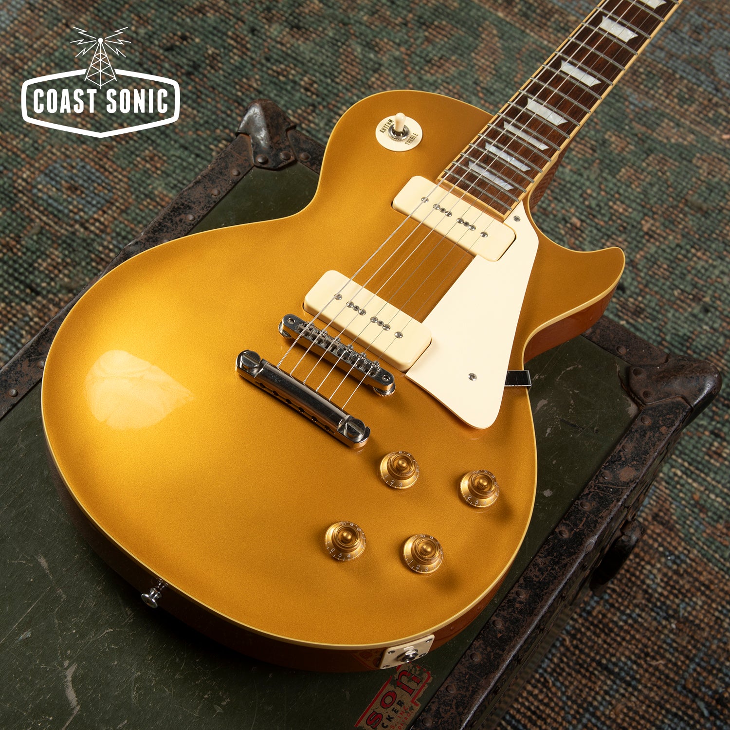 2006 Edwards by ESP E-LP-92 SD/P Limited Model Goldtop Made in Japan w