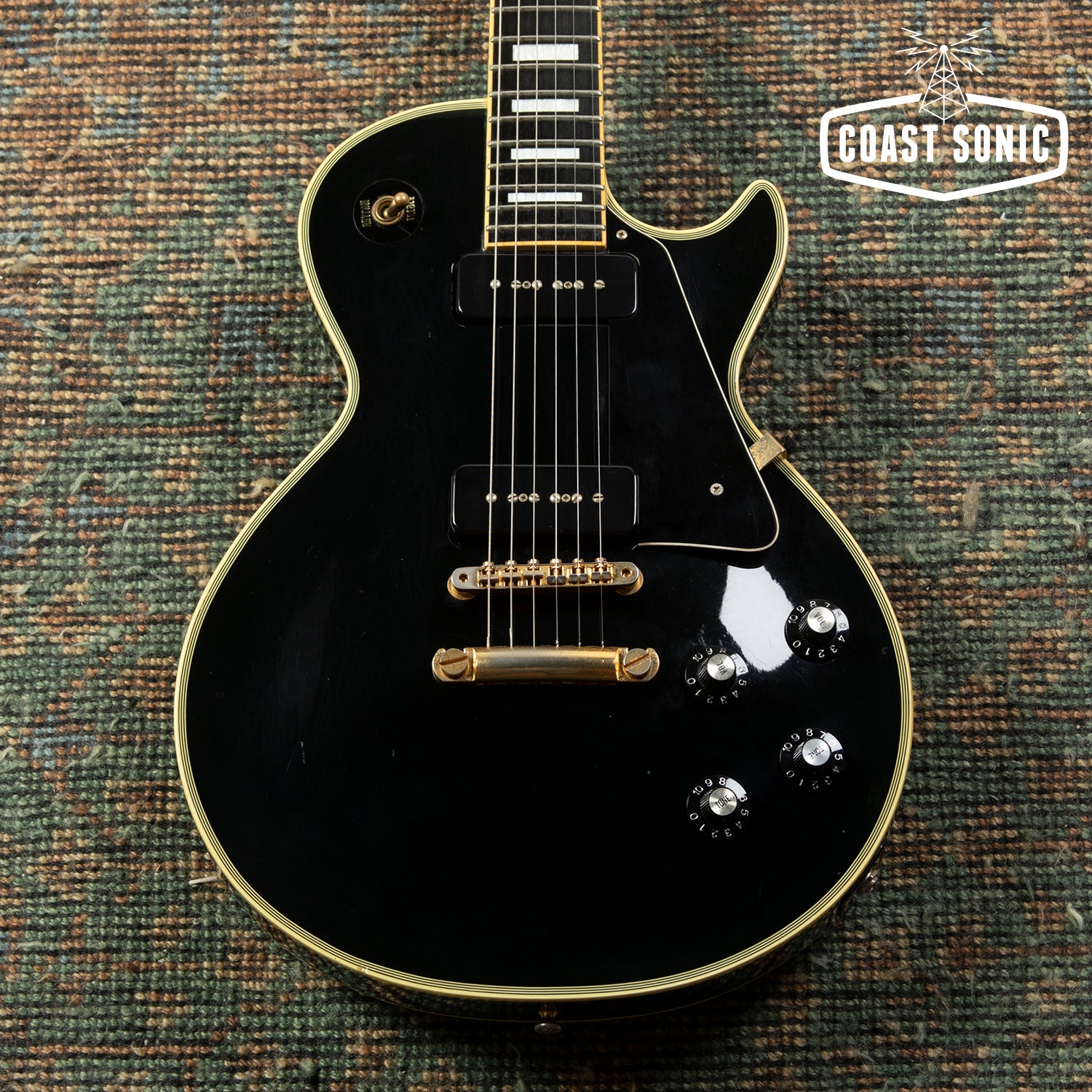 2008 Edwards by ESP E-LP-CTM/P P90 Made in Japan w/ Factory Seymour Du