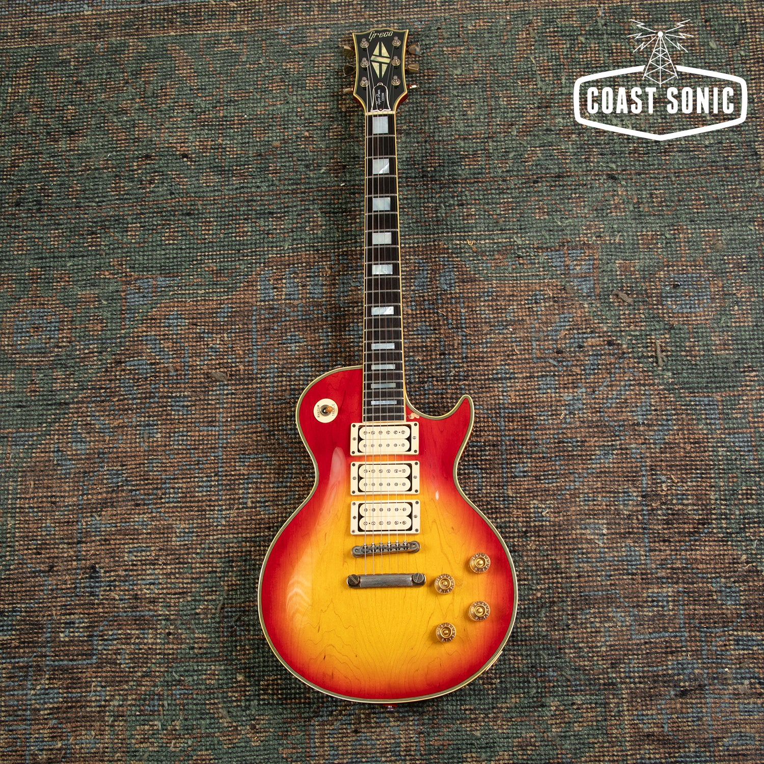 1980 Greco EG800 Super Power Custom Triple Pickup Les Paul Made in Jap