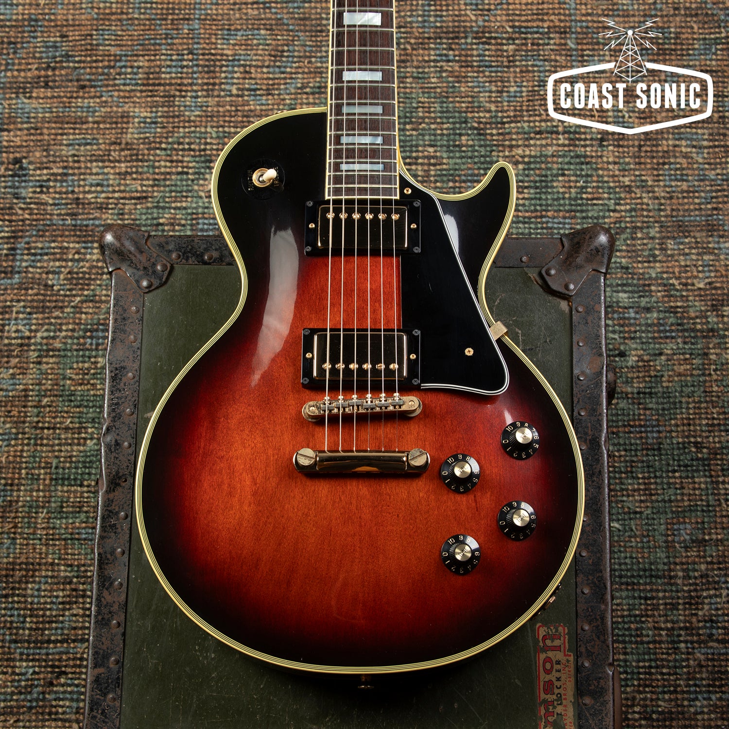 Greco Les Paul customタイプ　サンバースト 1980 1980 Greco EG-800C Les Paul Custom Made in Japan Tobacco Sunburst w/ca