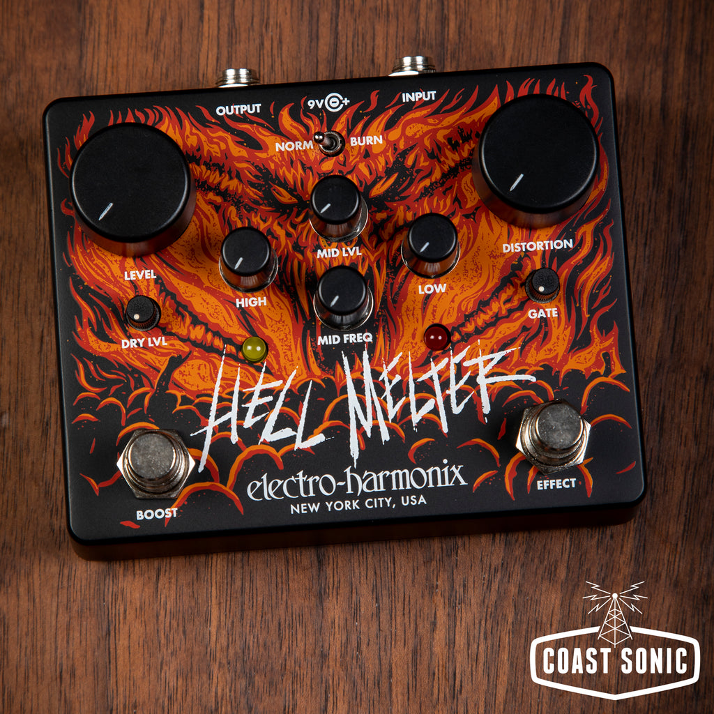 ehx distortion pedals Electro-Harmonix Hell Melter Advanced Metal Distortion