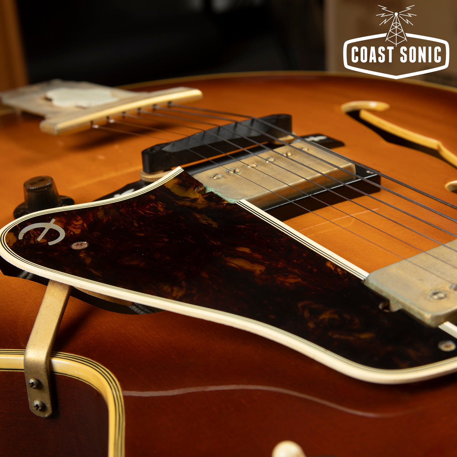 Vintage 1976 Epiphone Emperor Blue Label Made in Japan