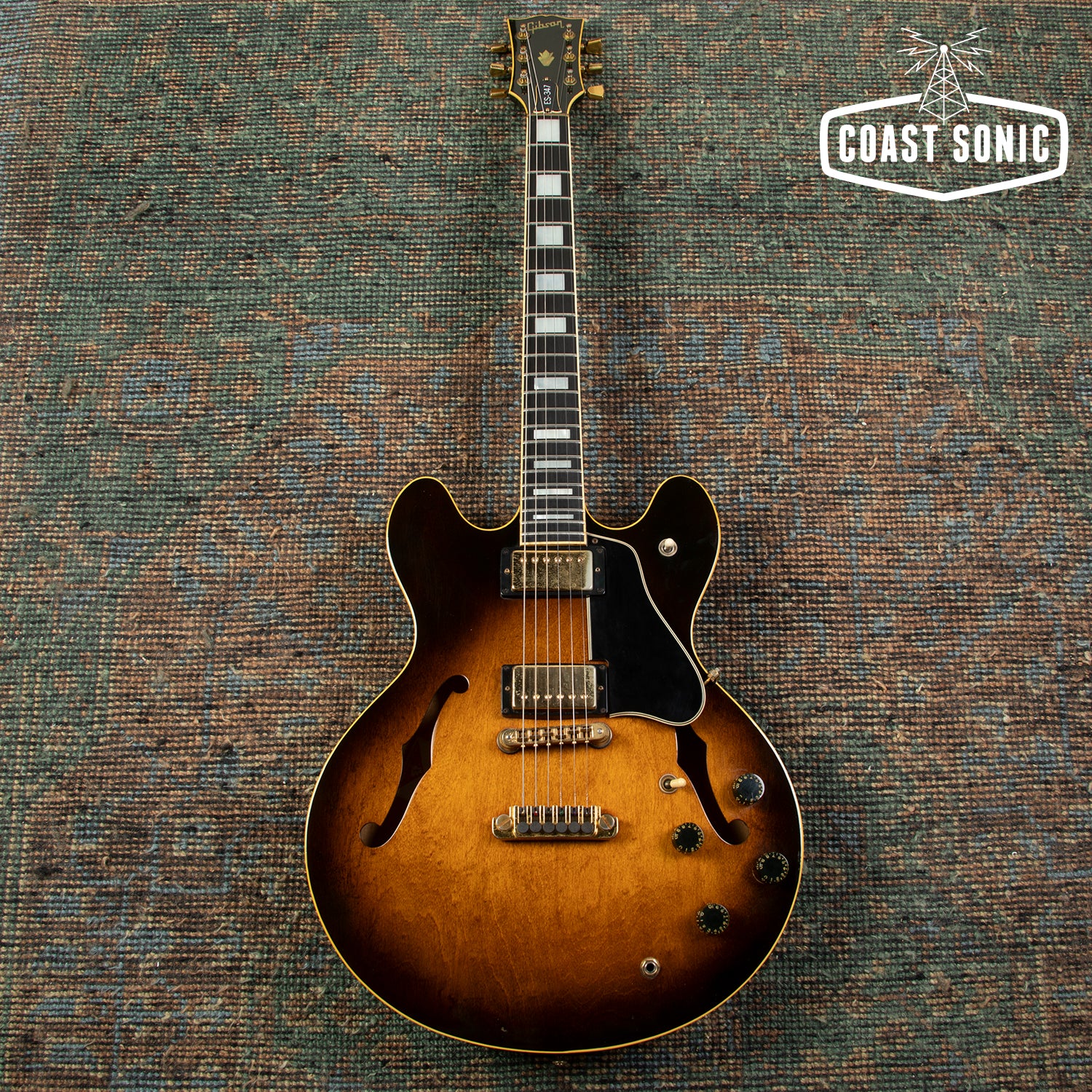 フルオリジナル！ビンテージ1979年 ES-347 Gibson ハードケース付 w/case all-original semi-hollow vintage ES-347 Gibson 1979 ギター
