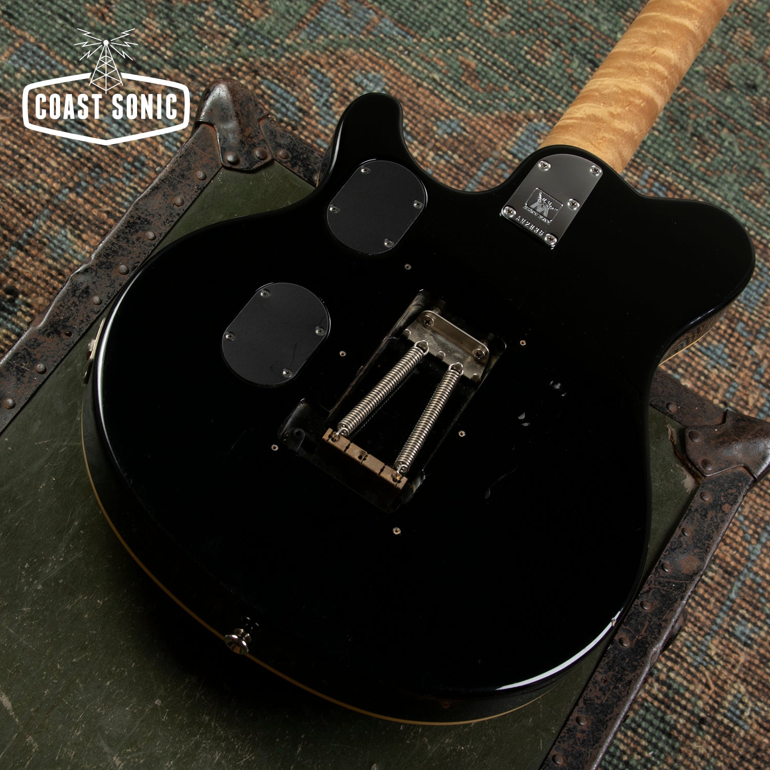 1997 Ernie Ball Music Man Axis EX made in Japan MIJ EVH rare transpare