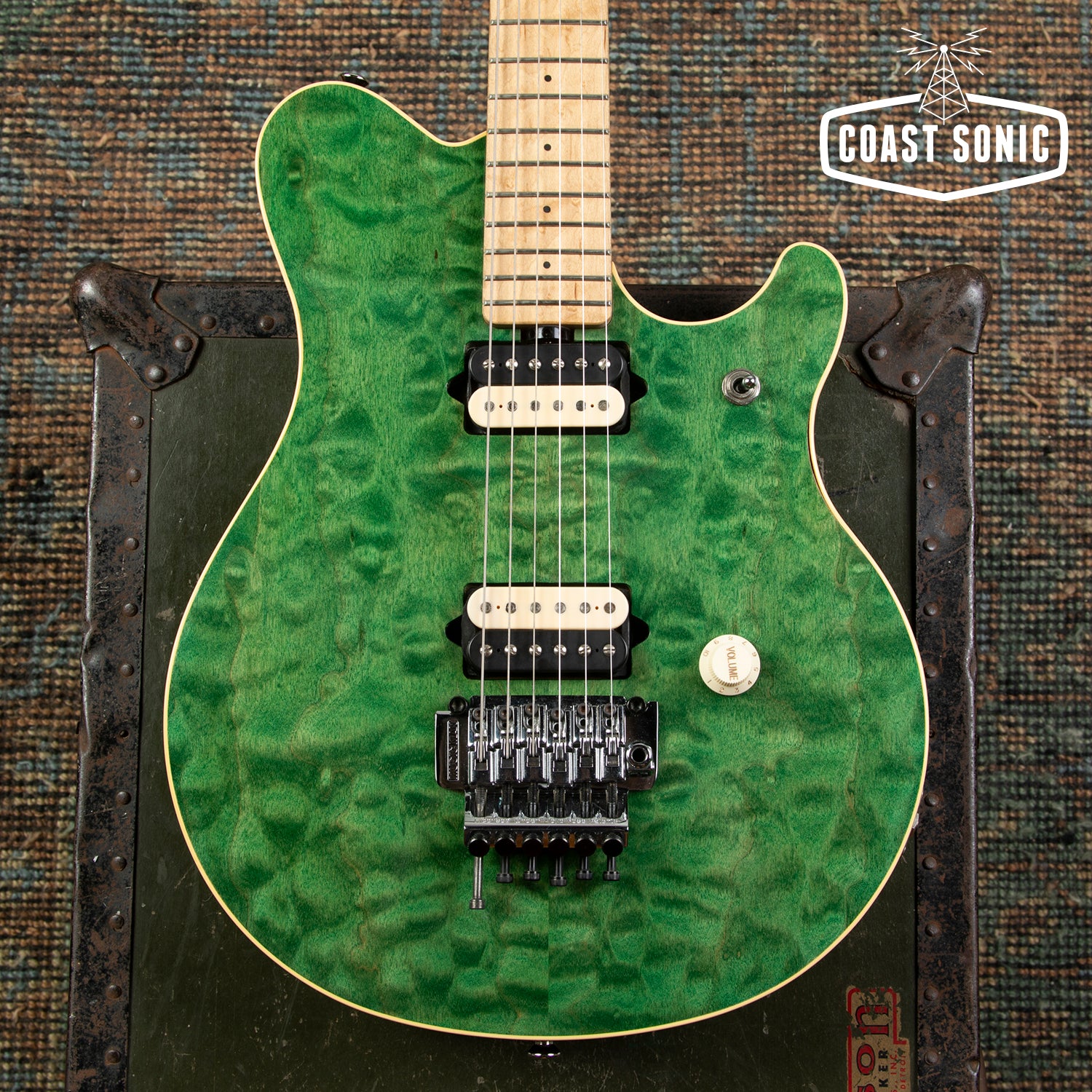 1997 Ernie Ball Music Man Axis EX made in Japan MIJ EVH rare transpare