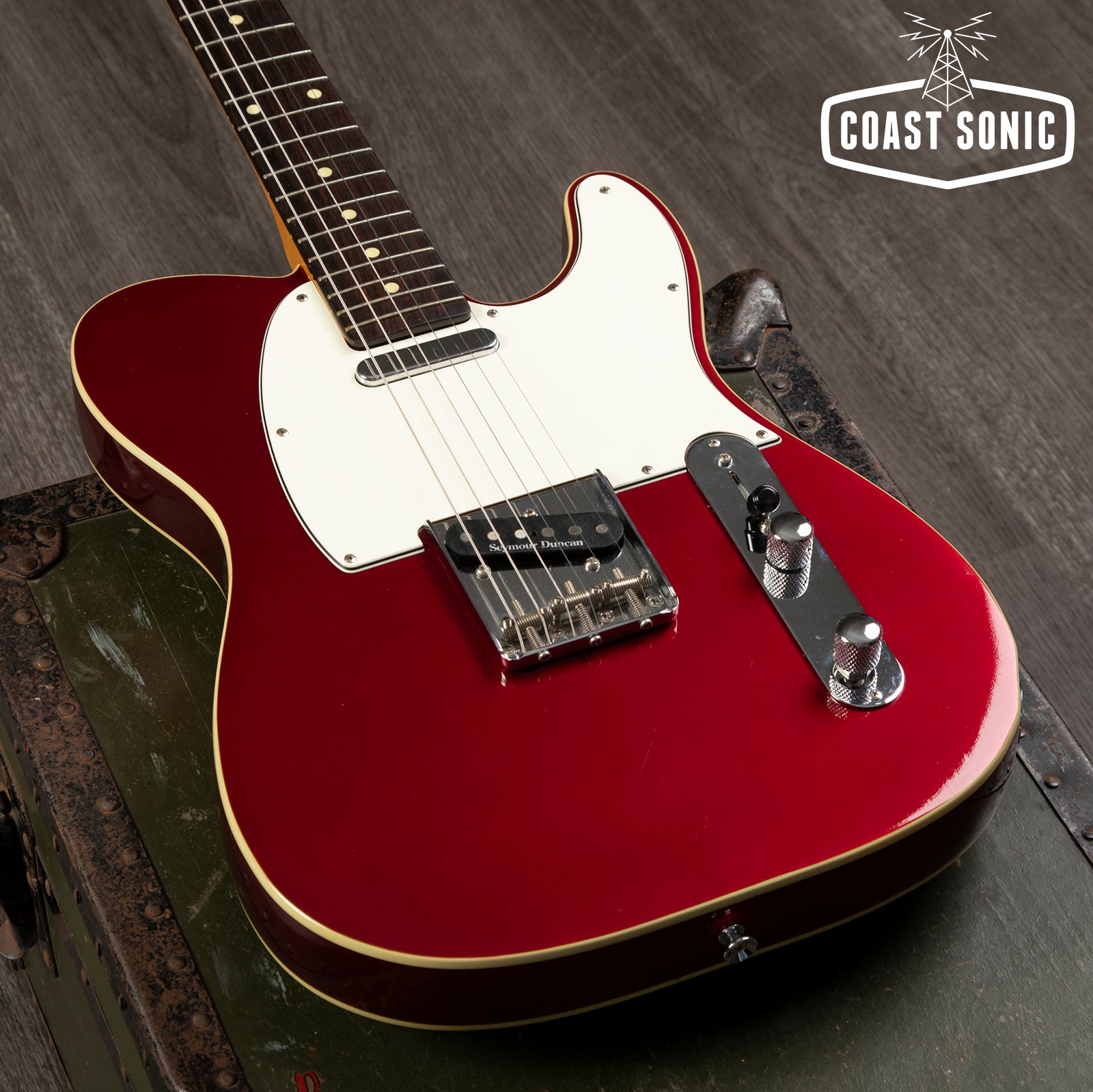 2006 ESP Edwards E-TE-100 Telecaster Candy Apple Red