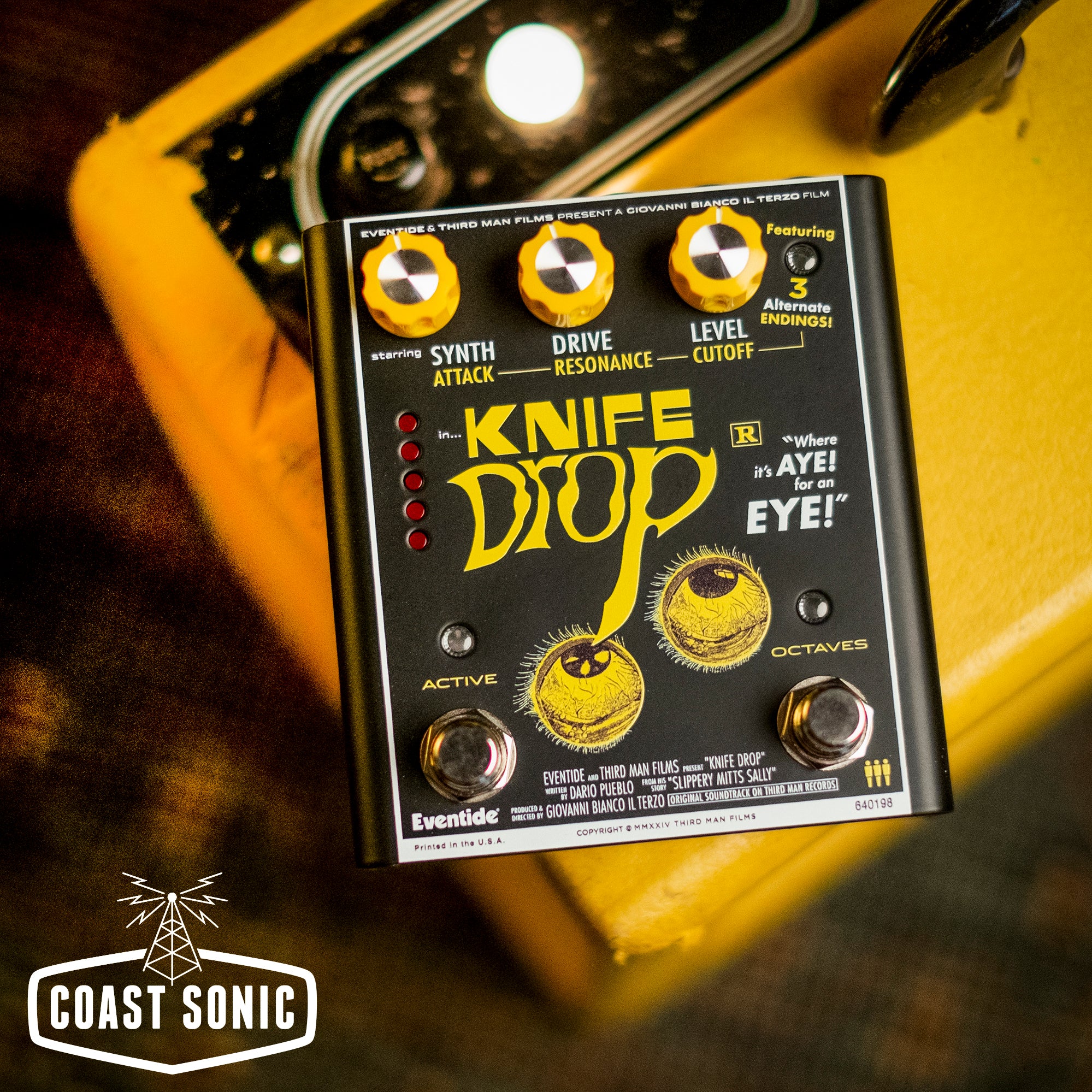 Eventide X Third Man records Knife Drop Sub-Octave Fuzz , Analog Synth